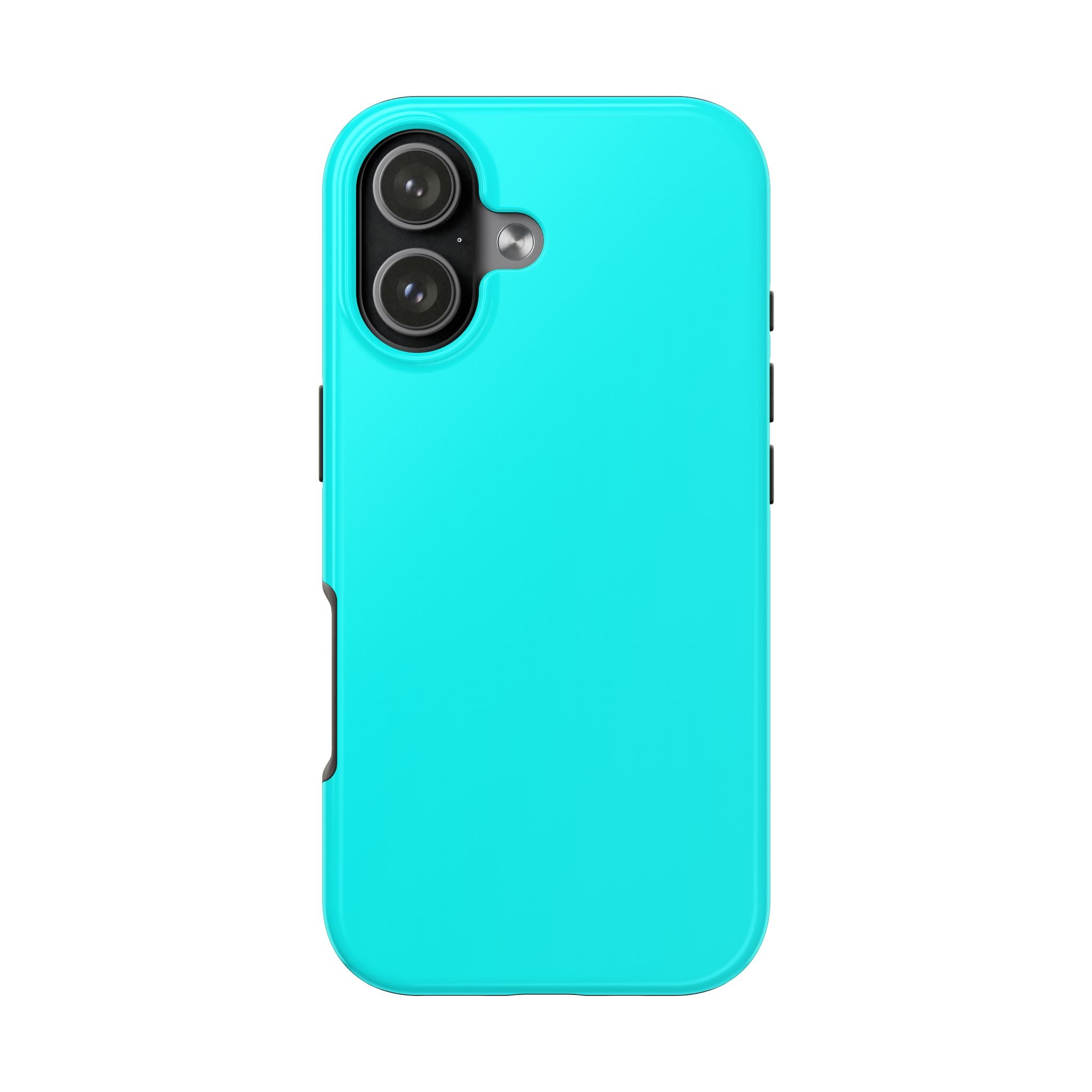 Cyan color phone case