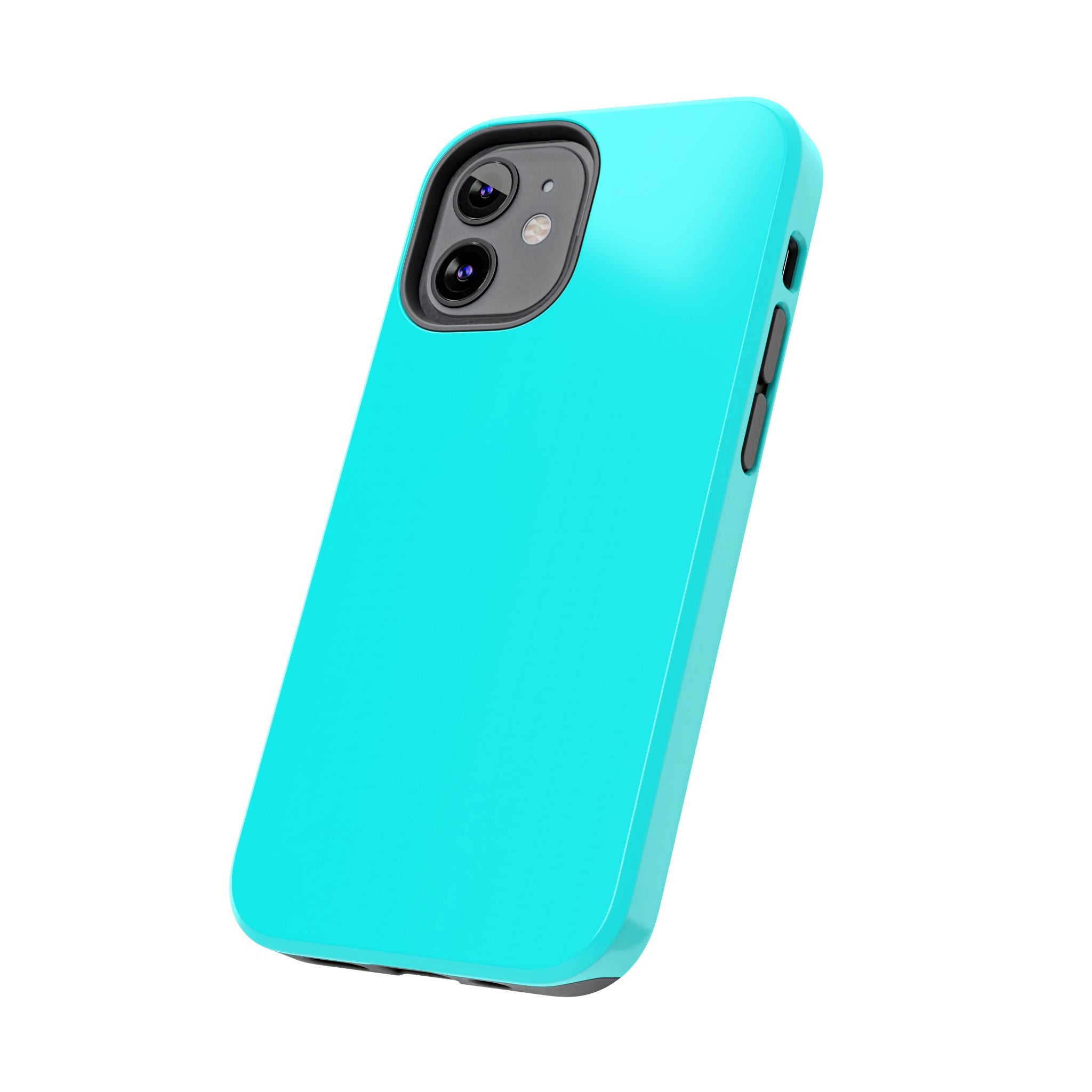 Cyan color phone case