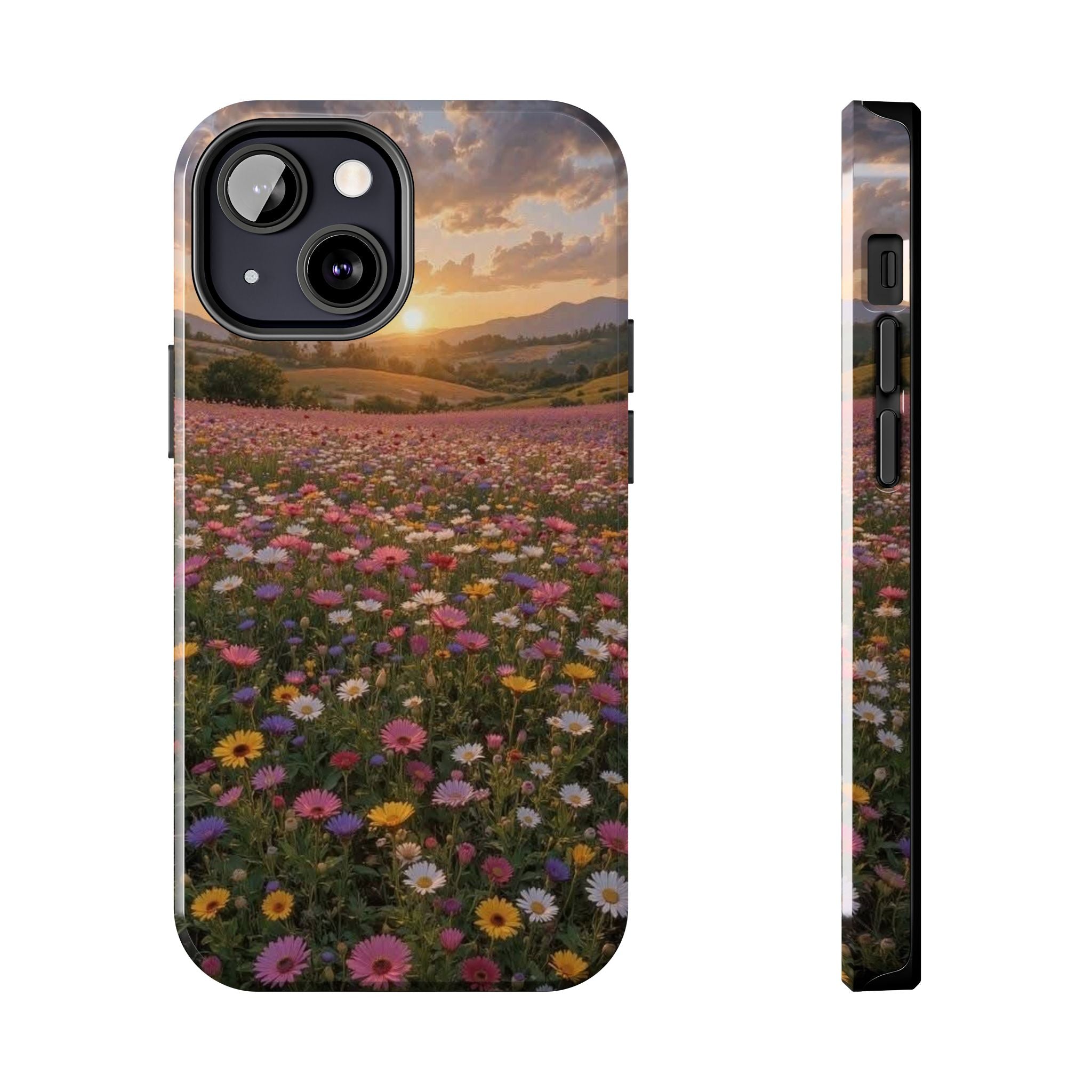 Flower themed phone case
