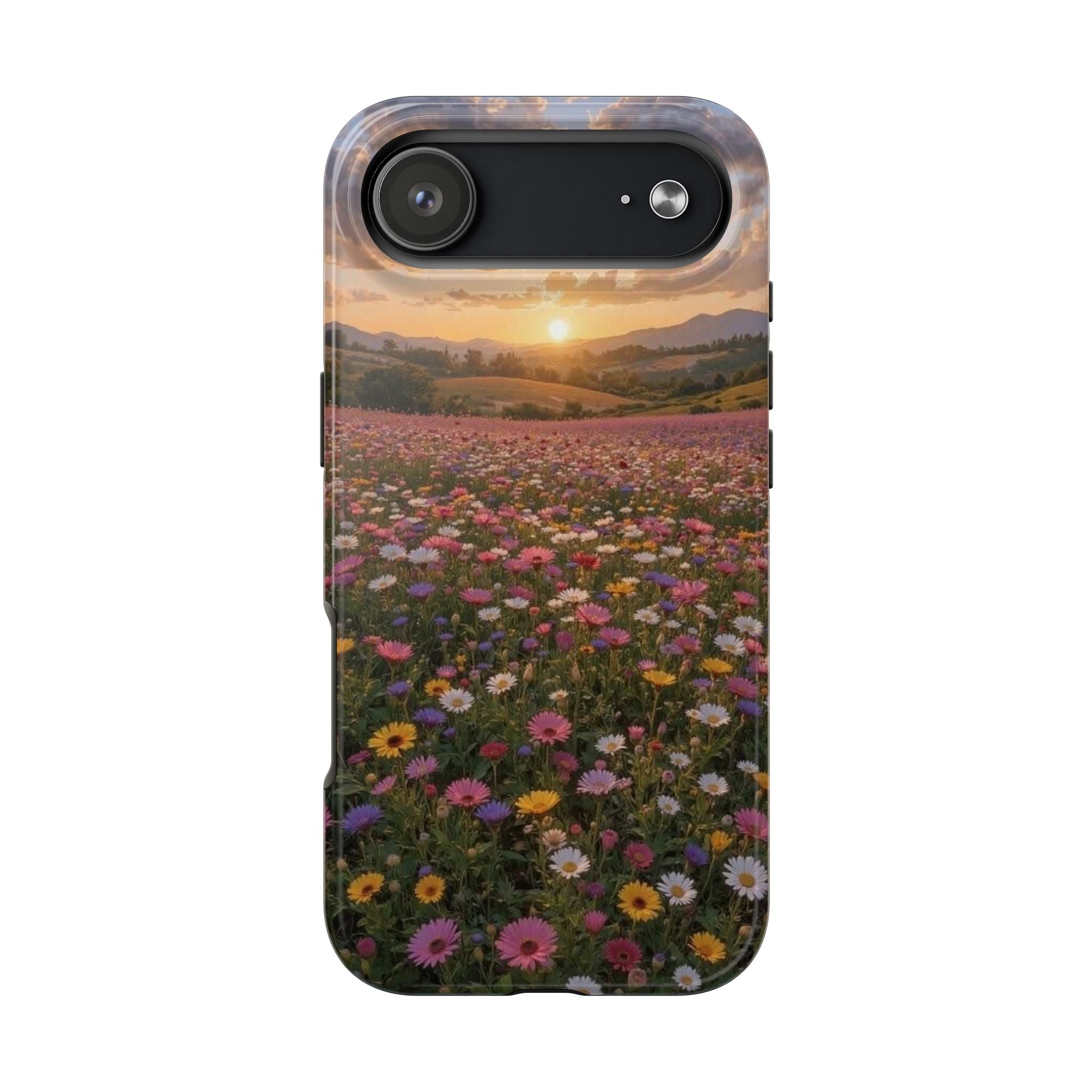 Flower themed phone case