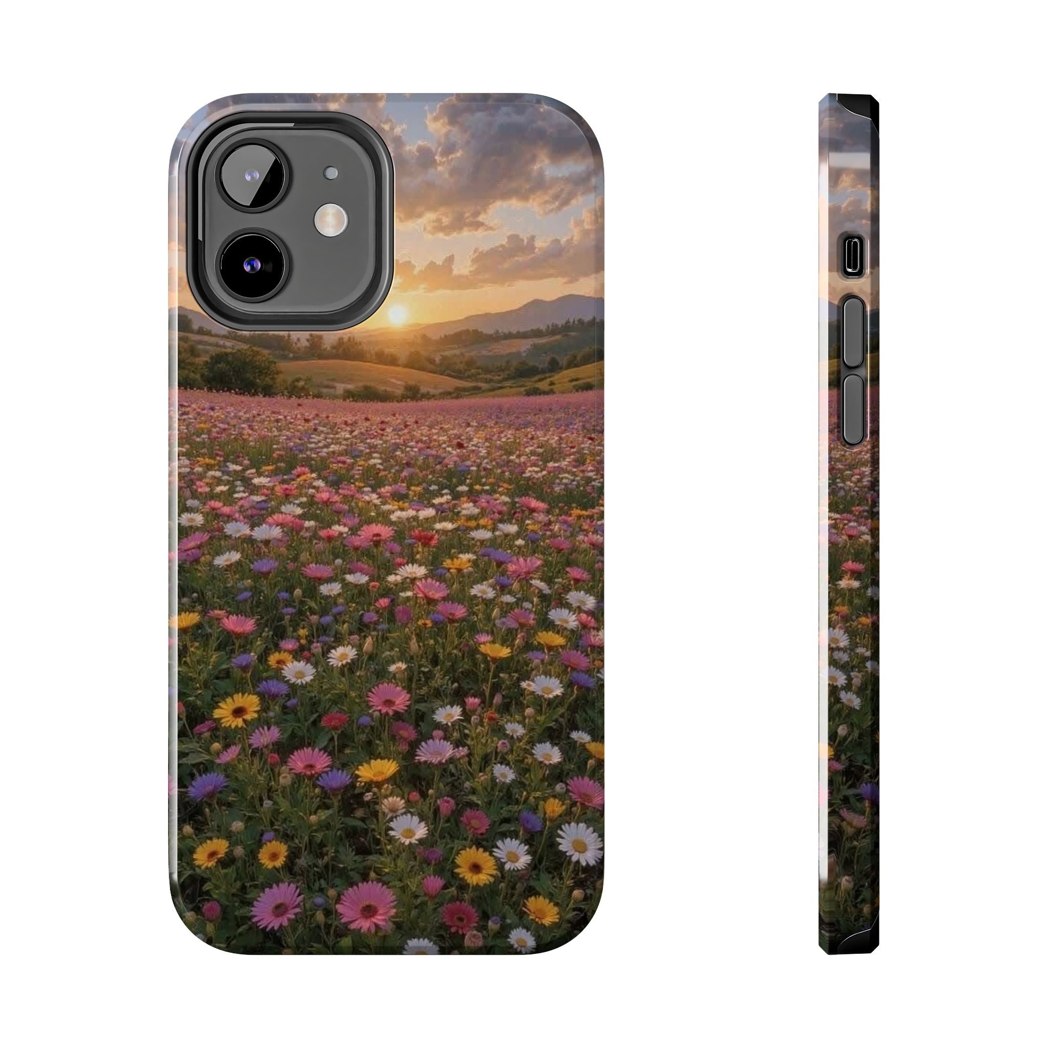 Flower themed phone case