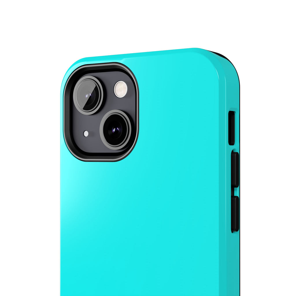 Cyan color phone case