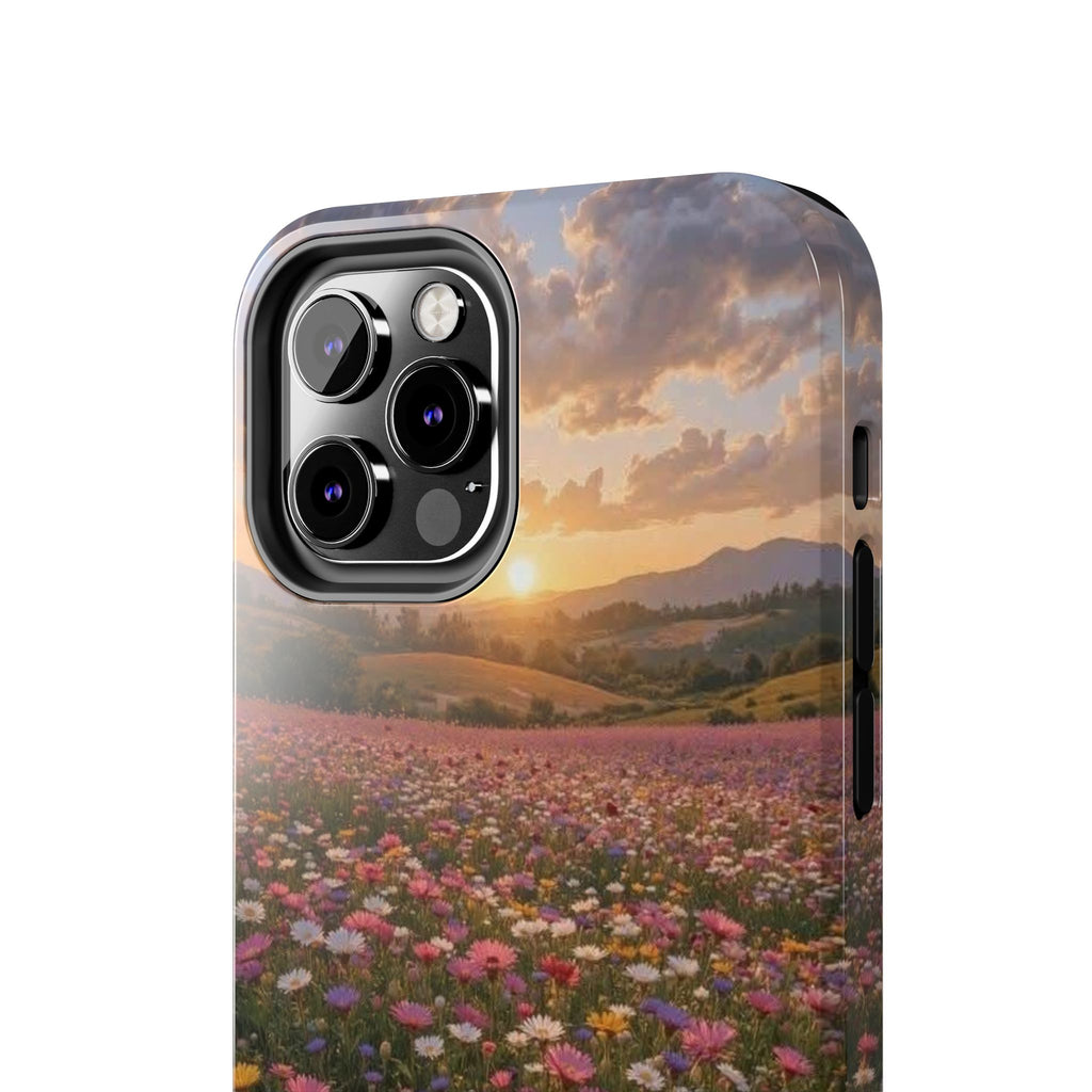 Flower themed phone case