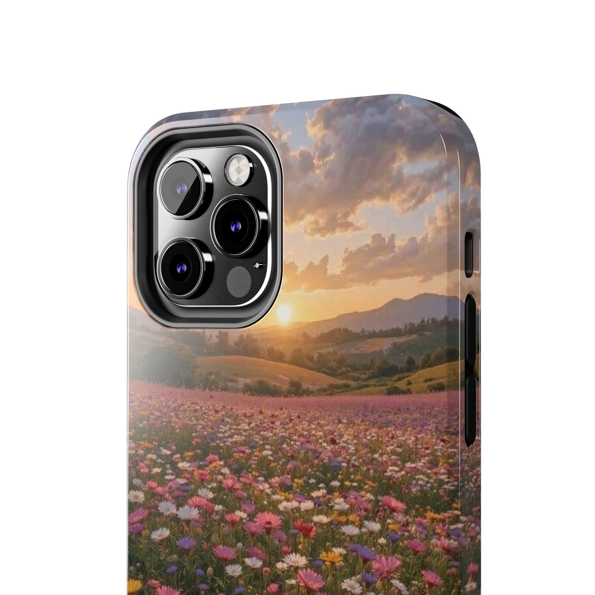 Flower themed phone case