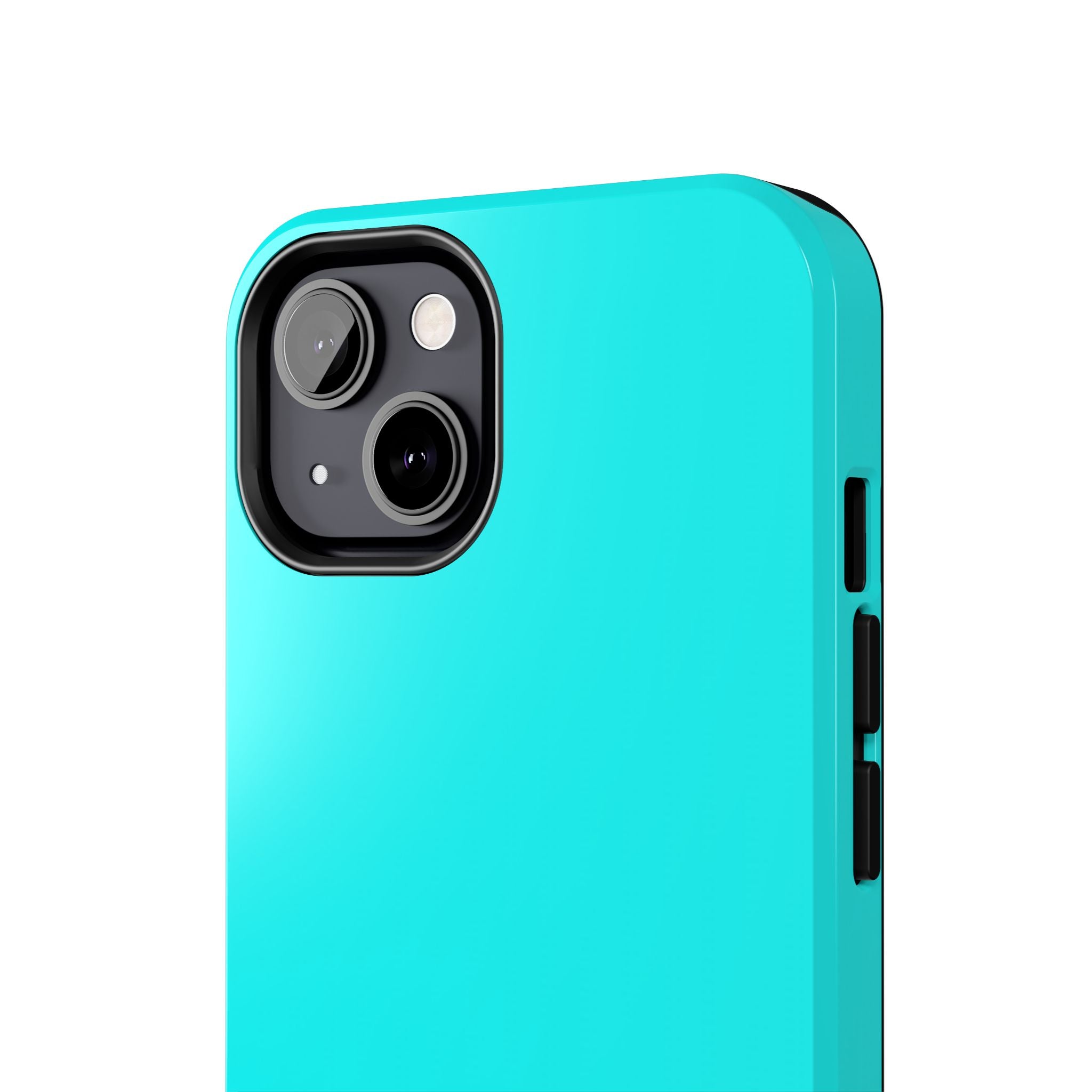 Cyan color phone case
