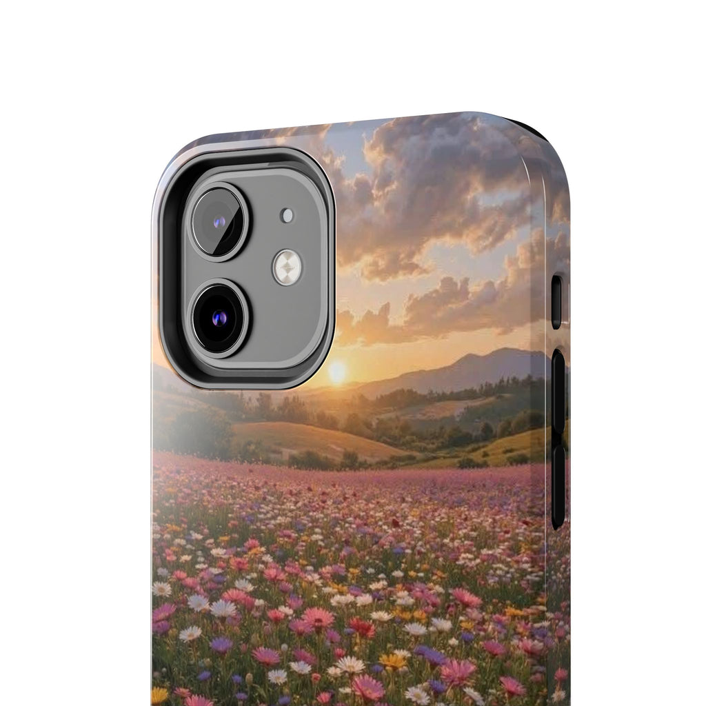Flower themed phone case