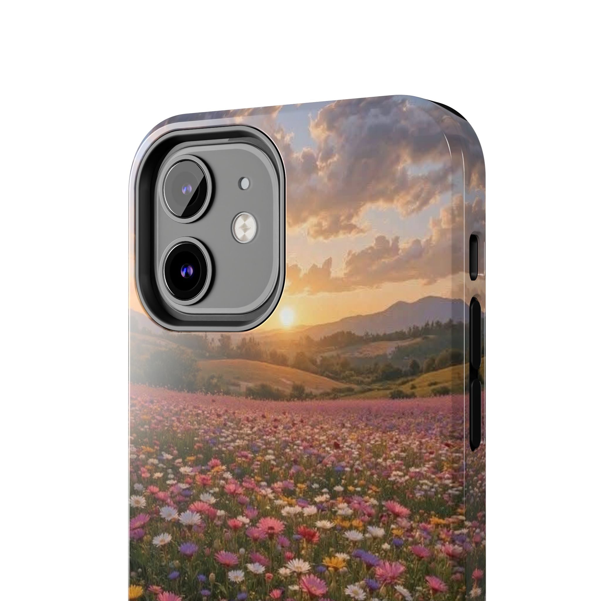 Flower themed phone case