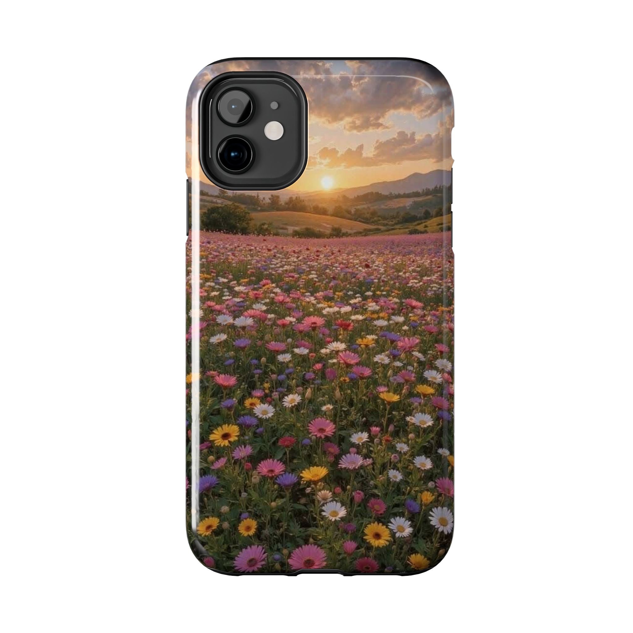 Flower themed phone case