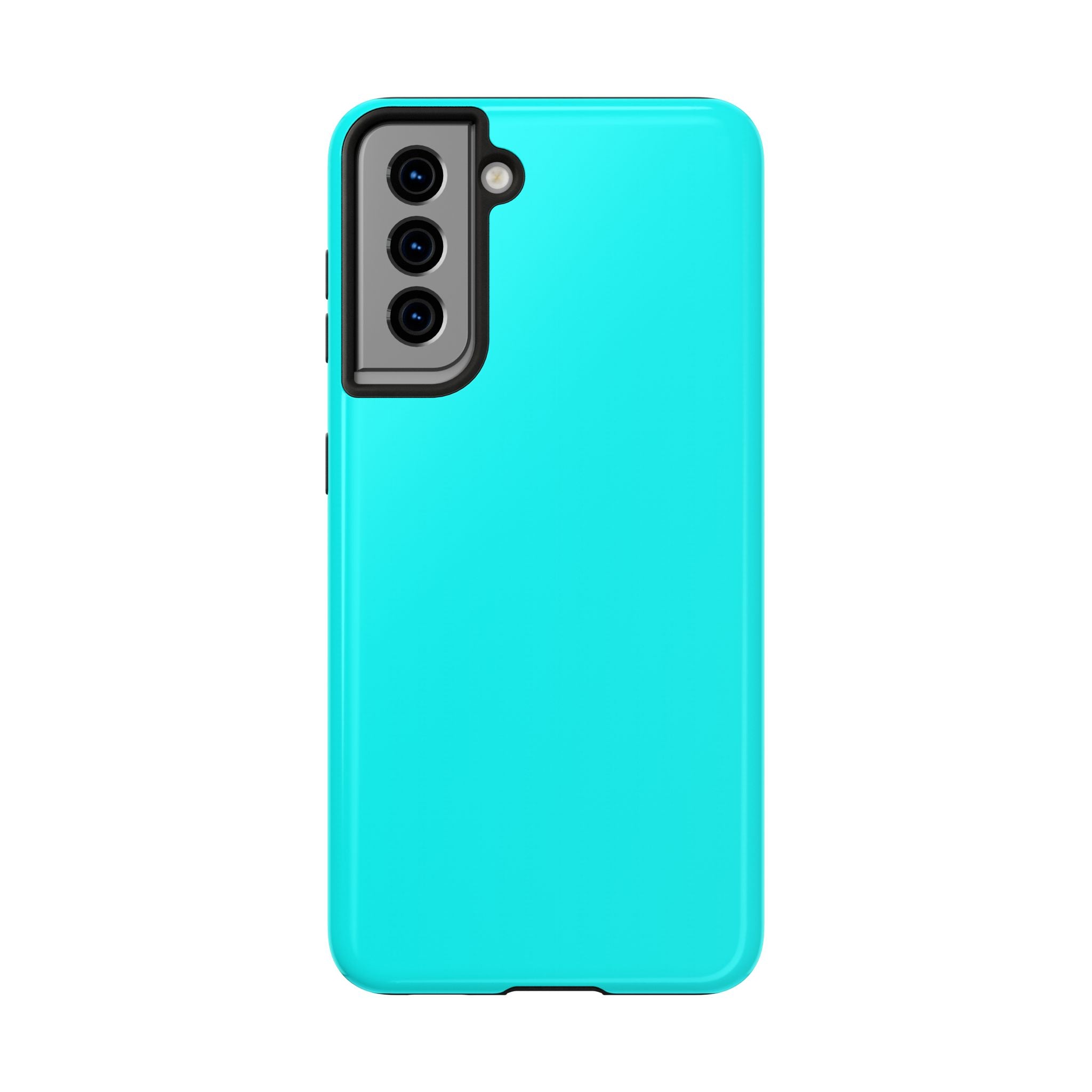 Cyan color phone case