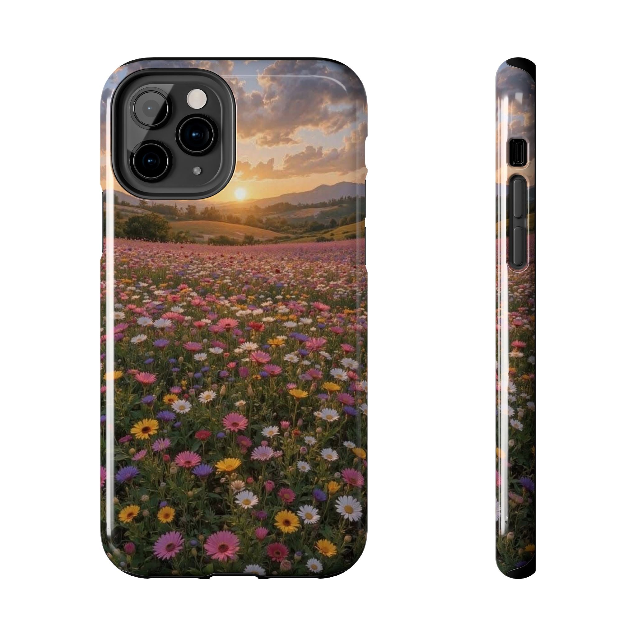 Flower themed phone case