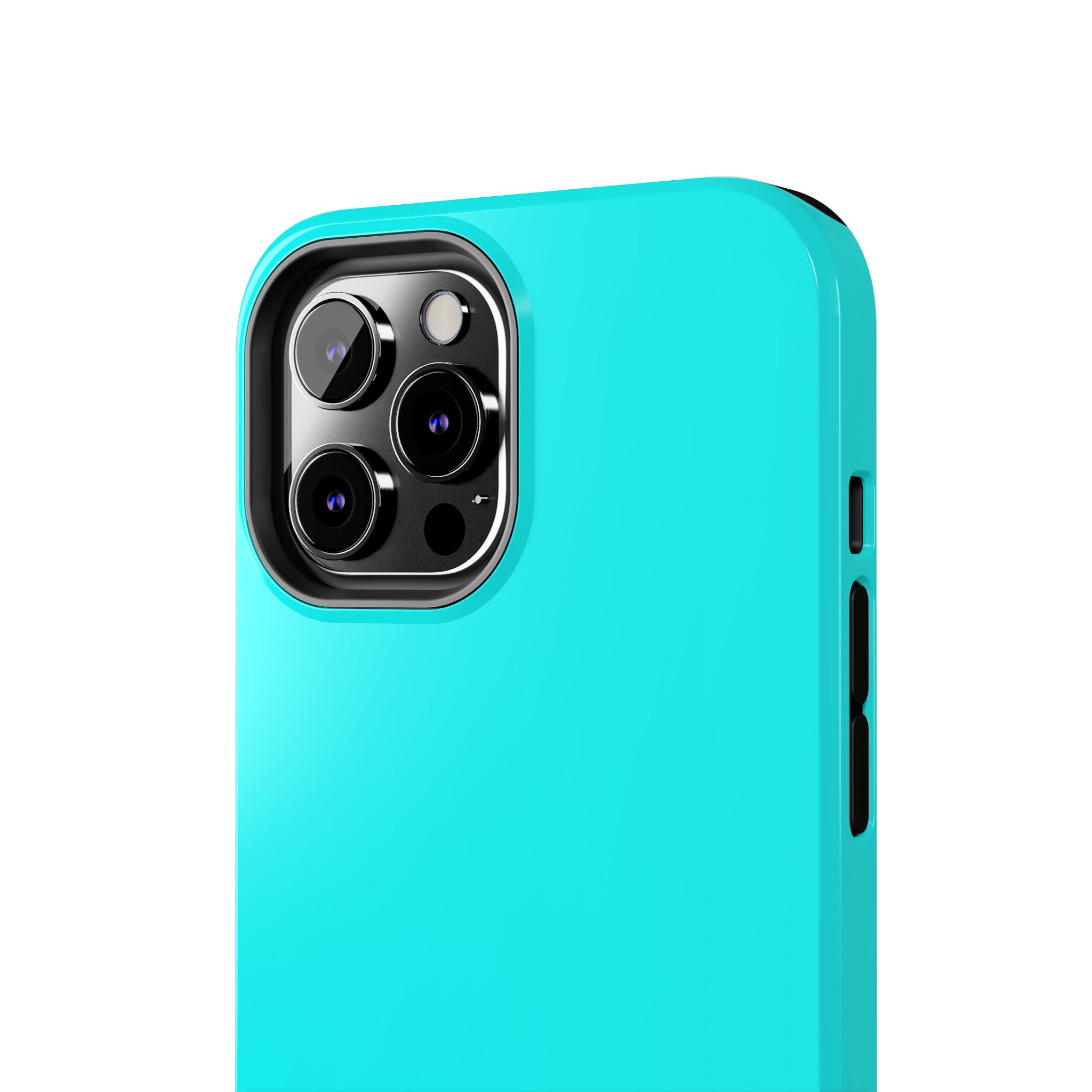 Cyan color phone case