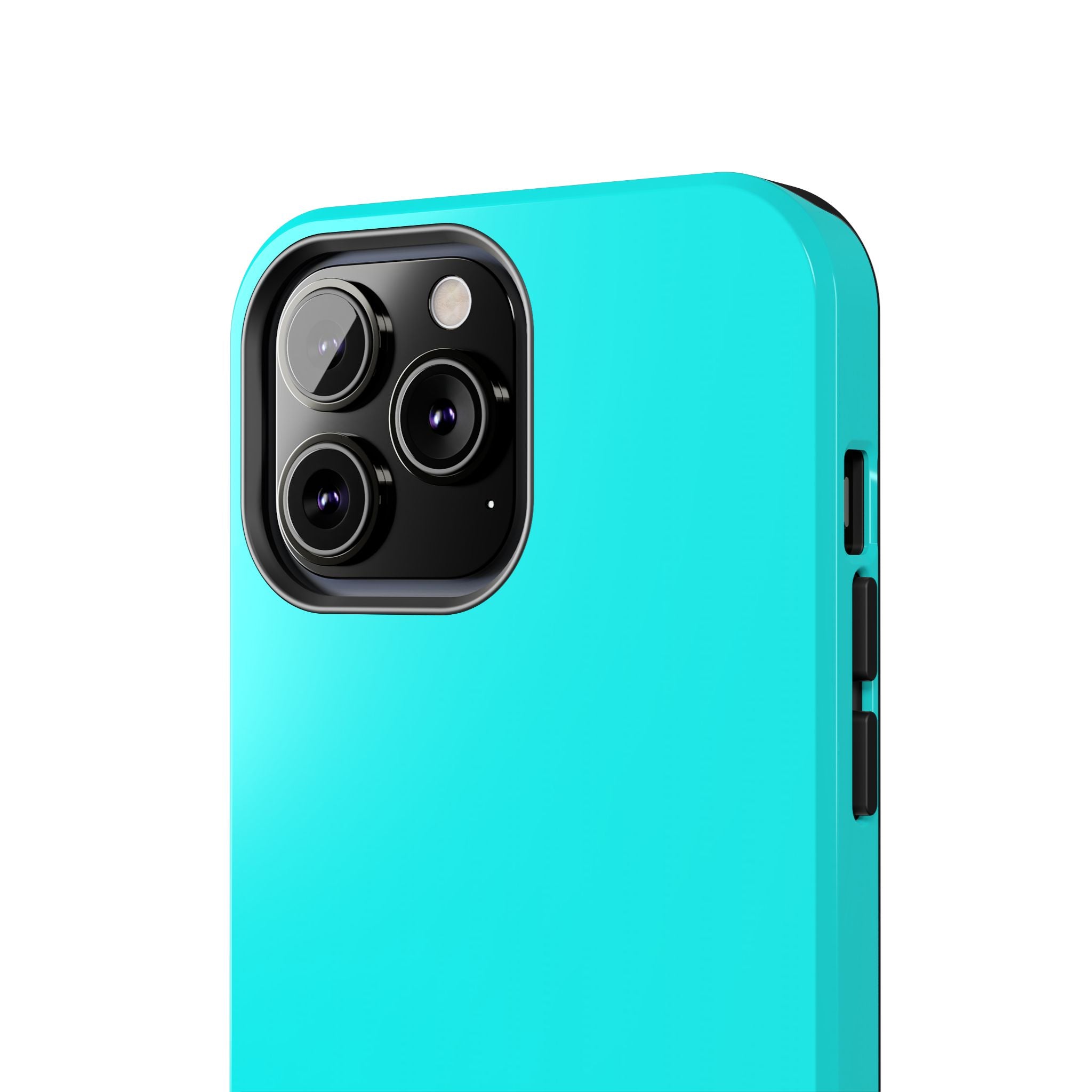Cyan color phone case