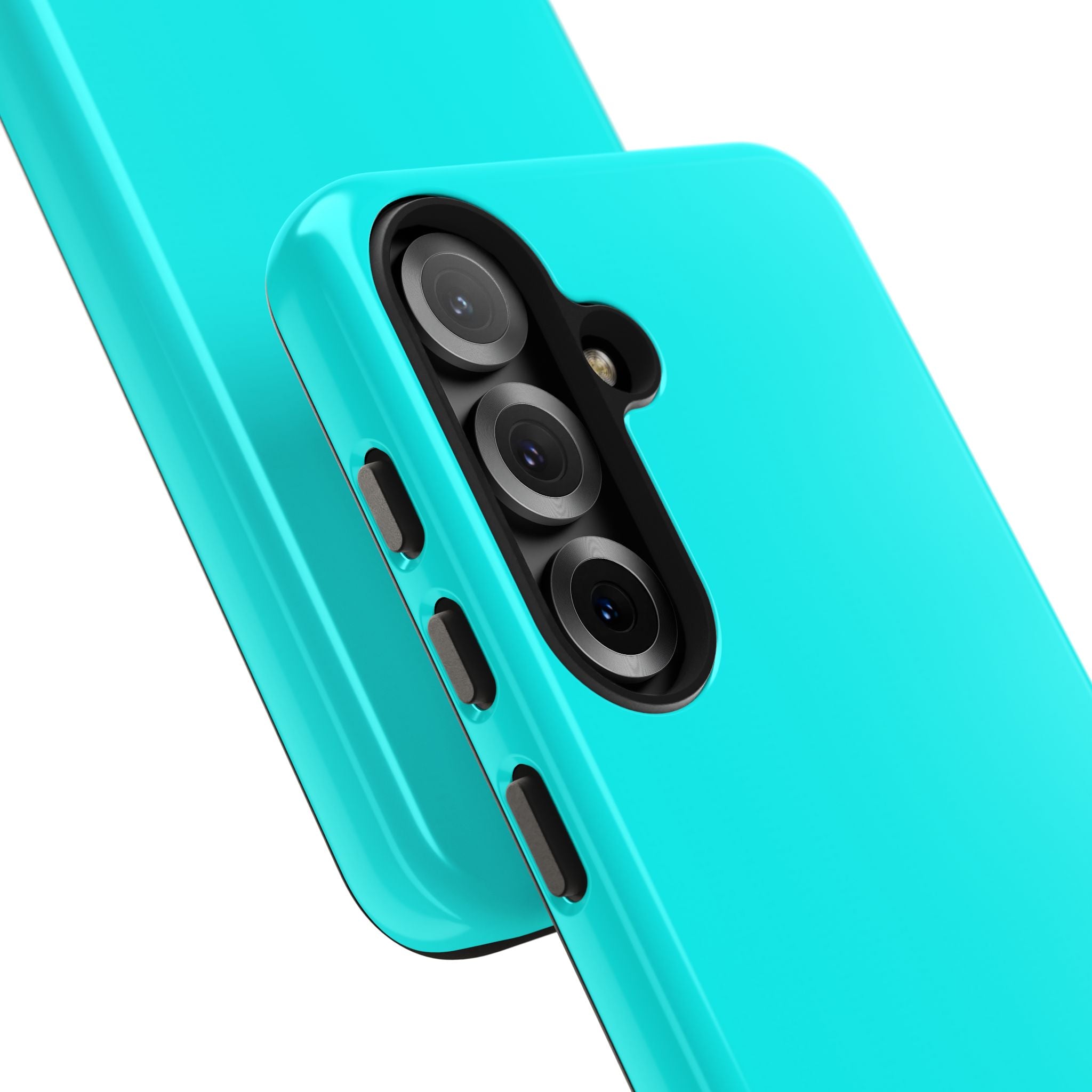 Cyan color phone case