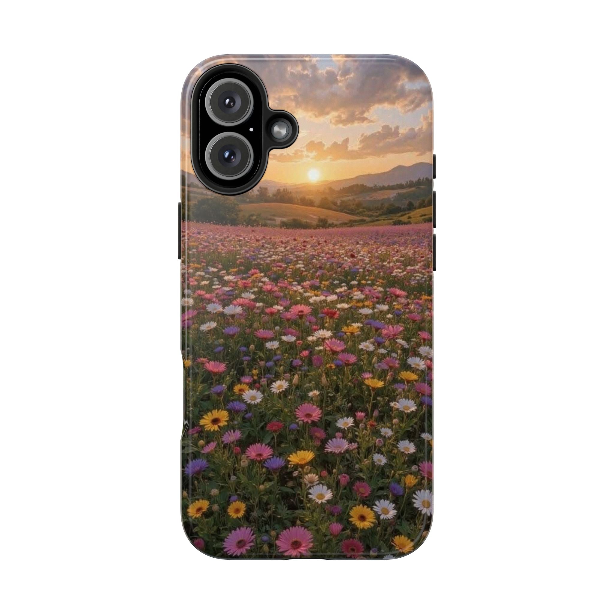 Flower themed phone case