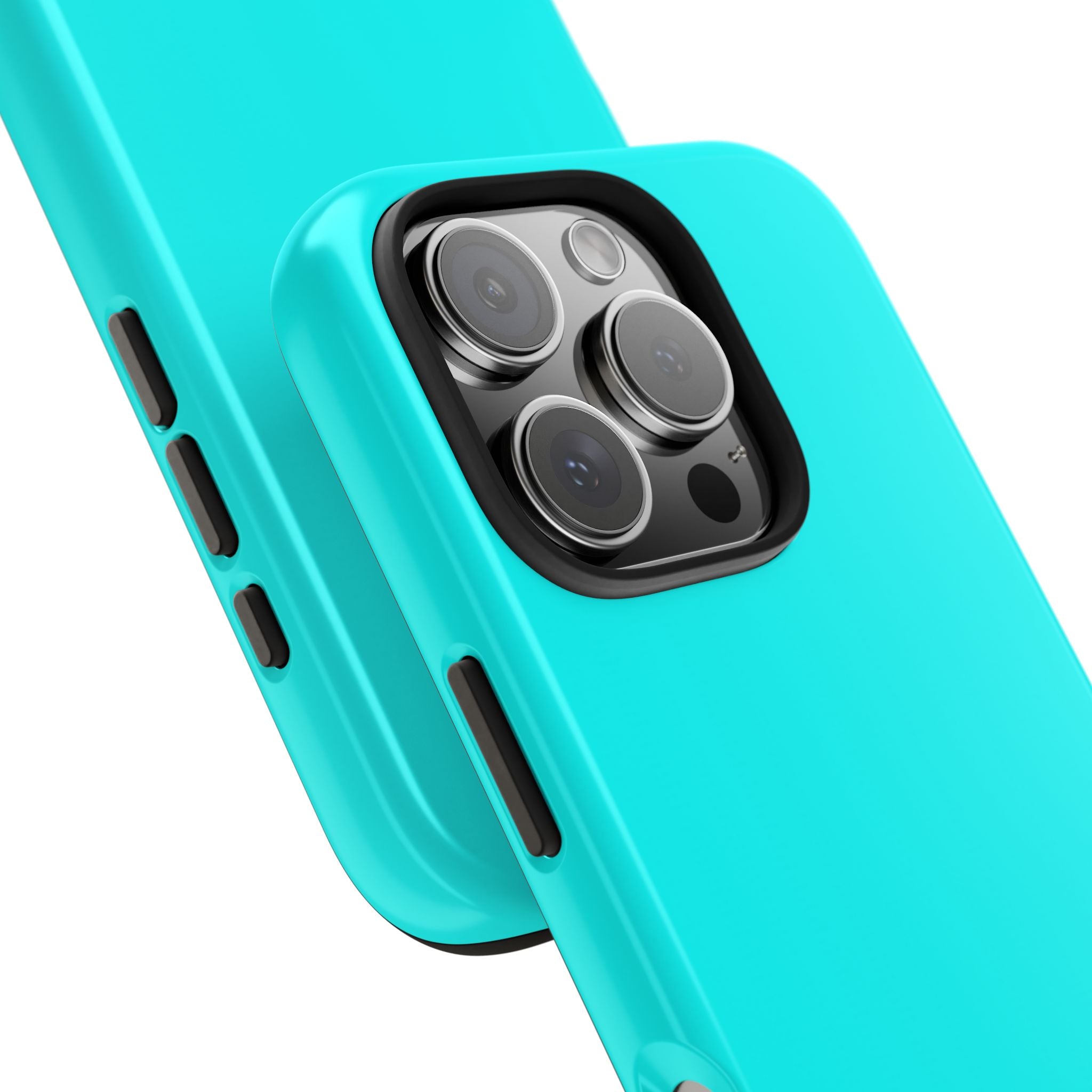 Cyan color phone case