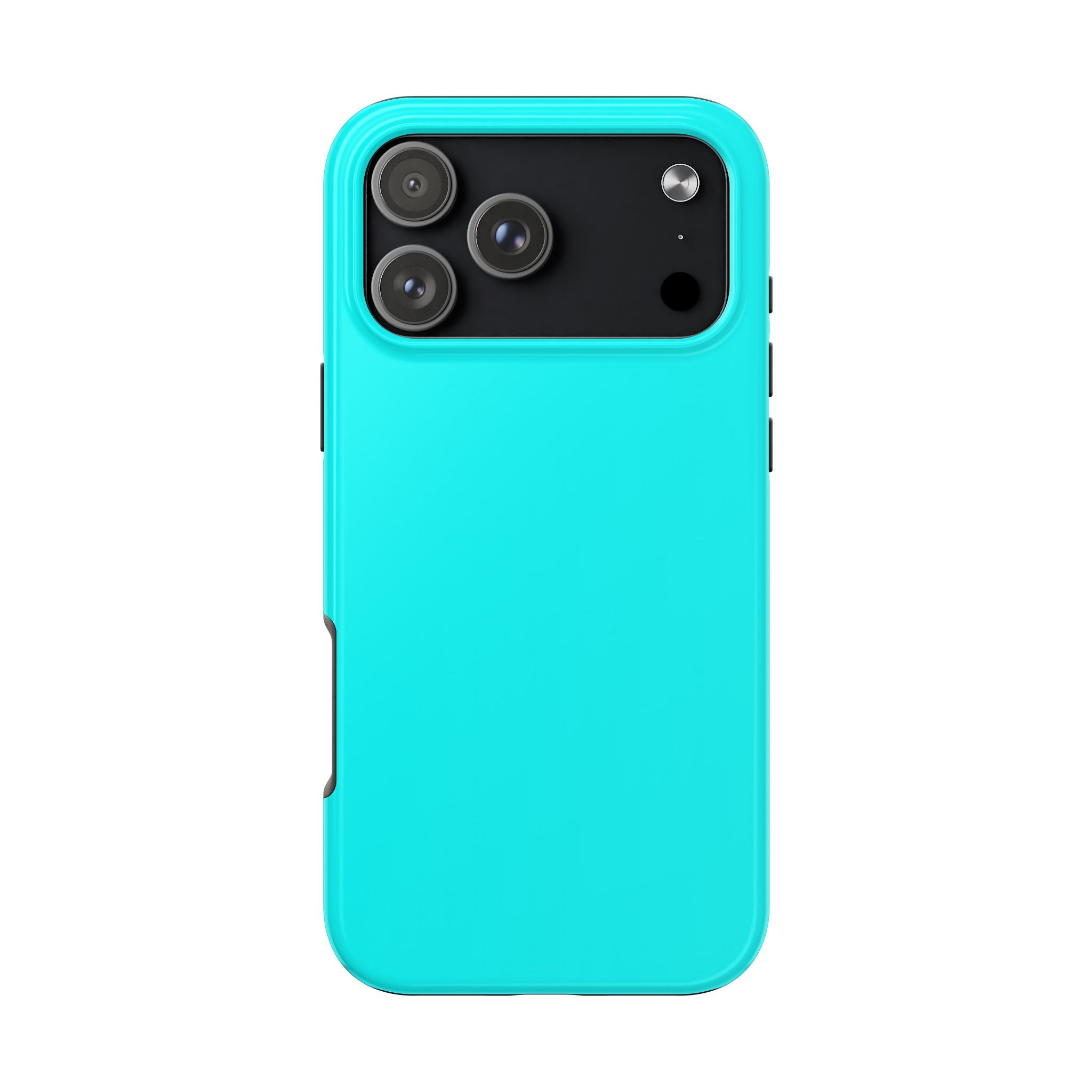 Cyan color phone case
