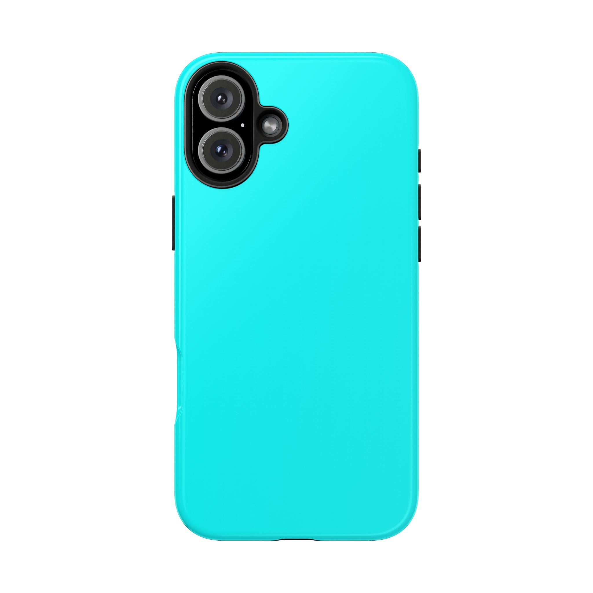 Cyan color phone case