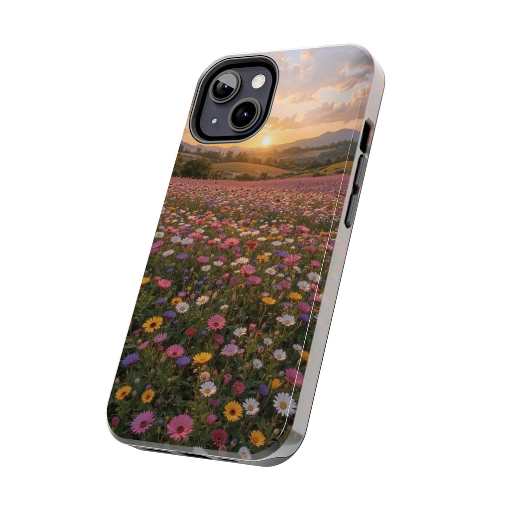 Flower themed phone case