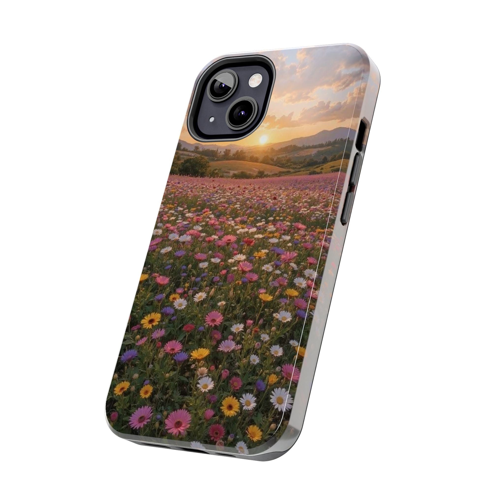Flower themed phone case