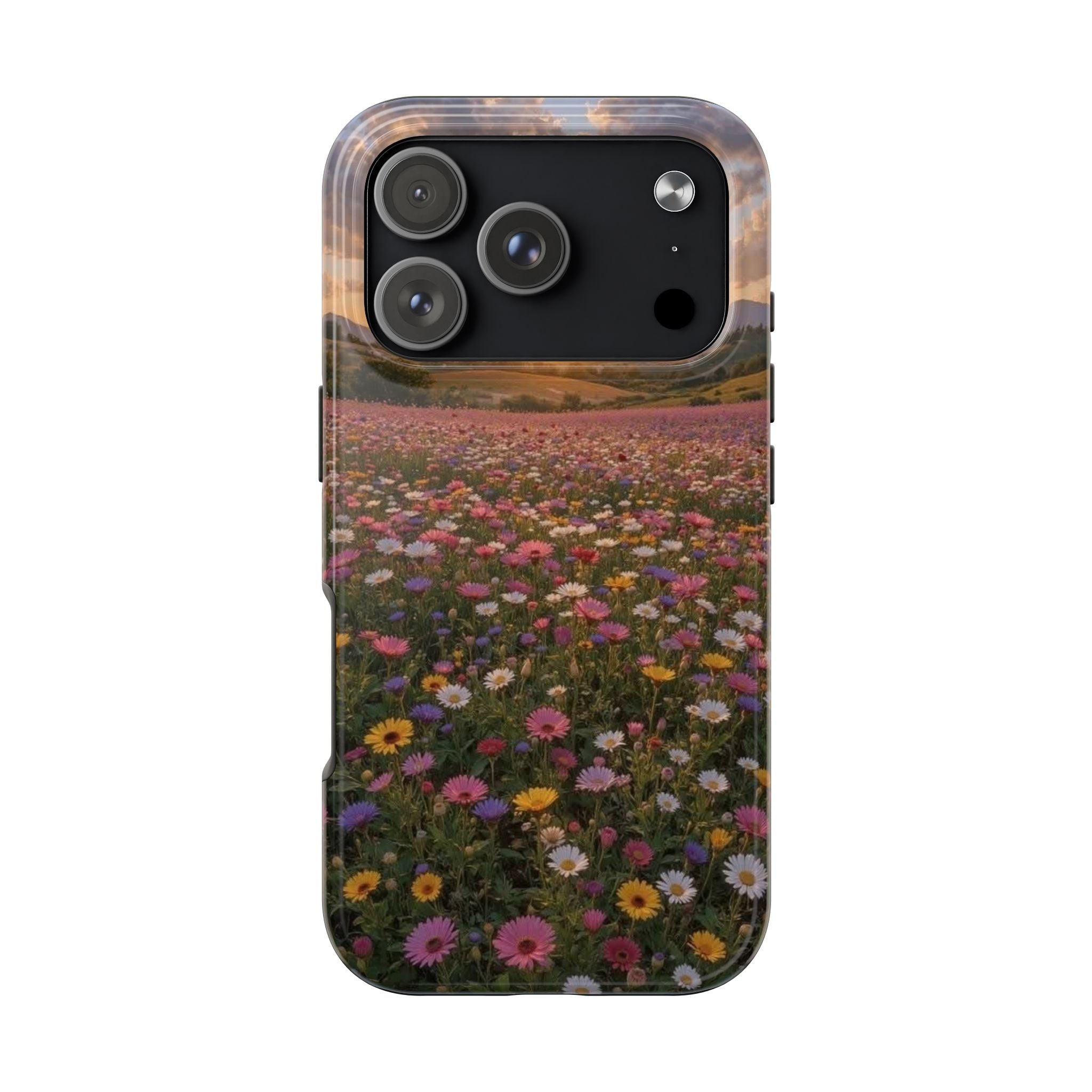 Flower themed phone case