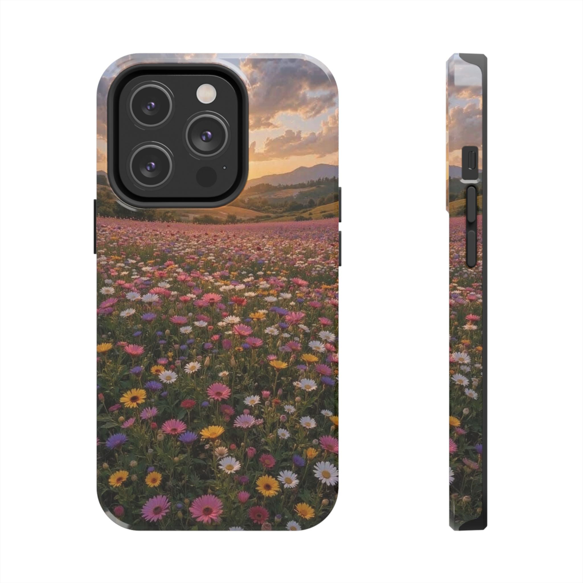 Flower themed phone case