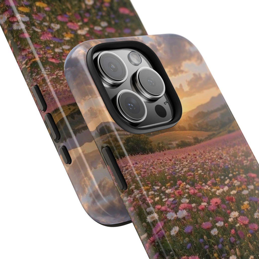 Flower themed phone case