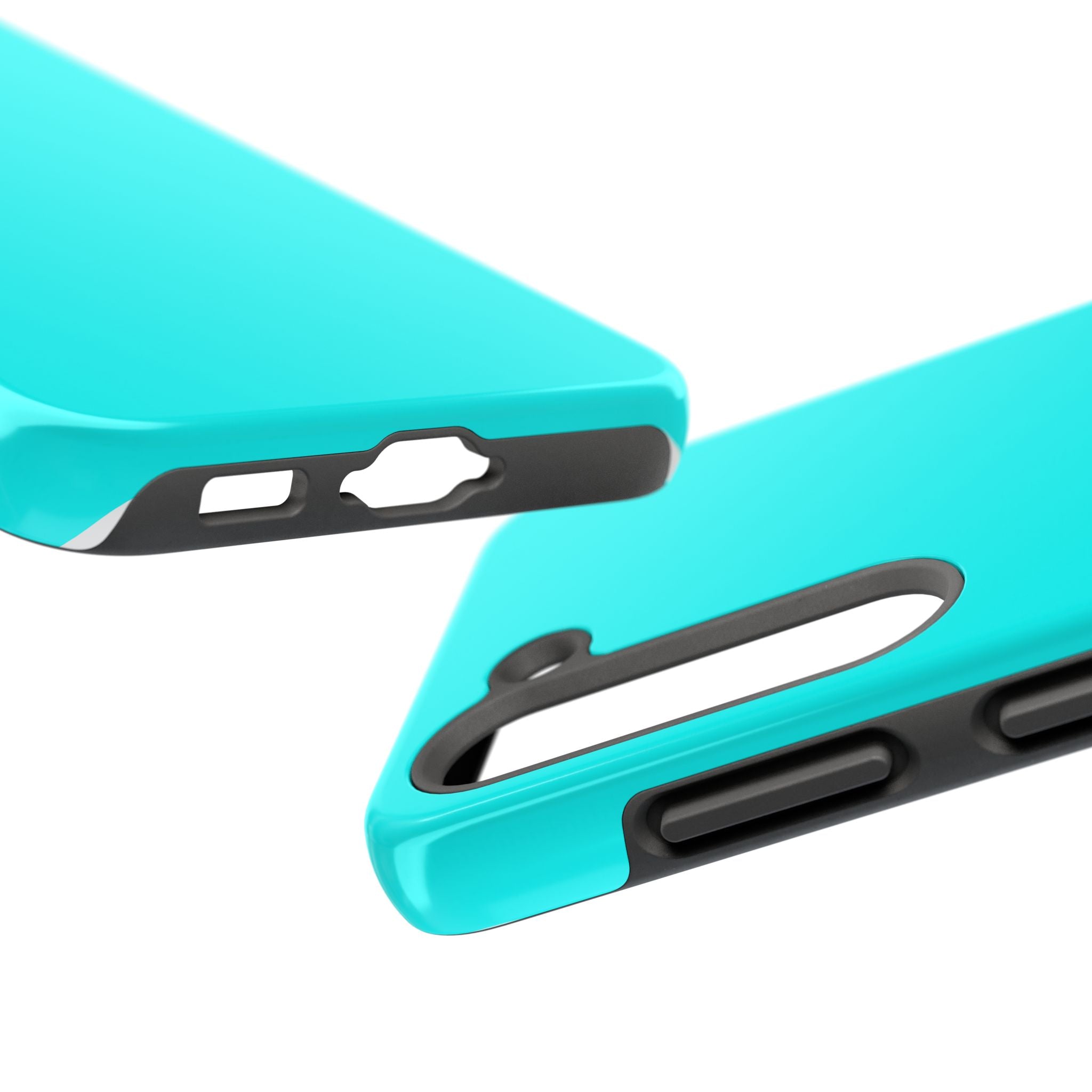 Cyan color phone case