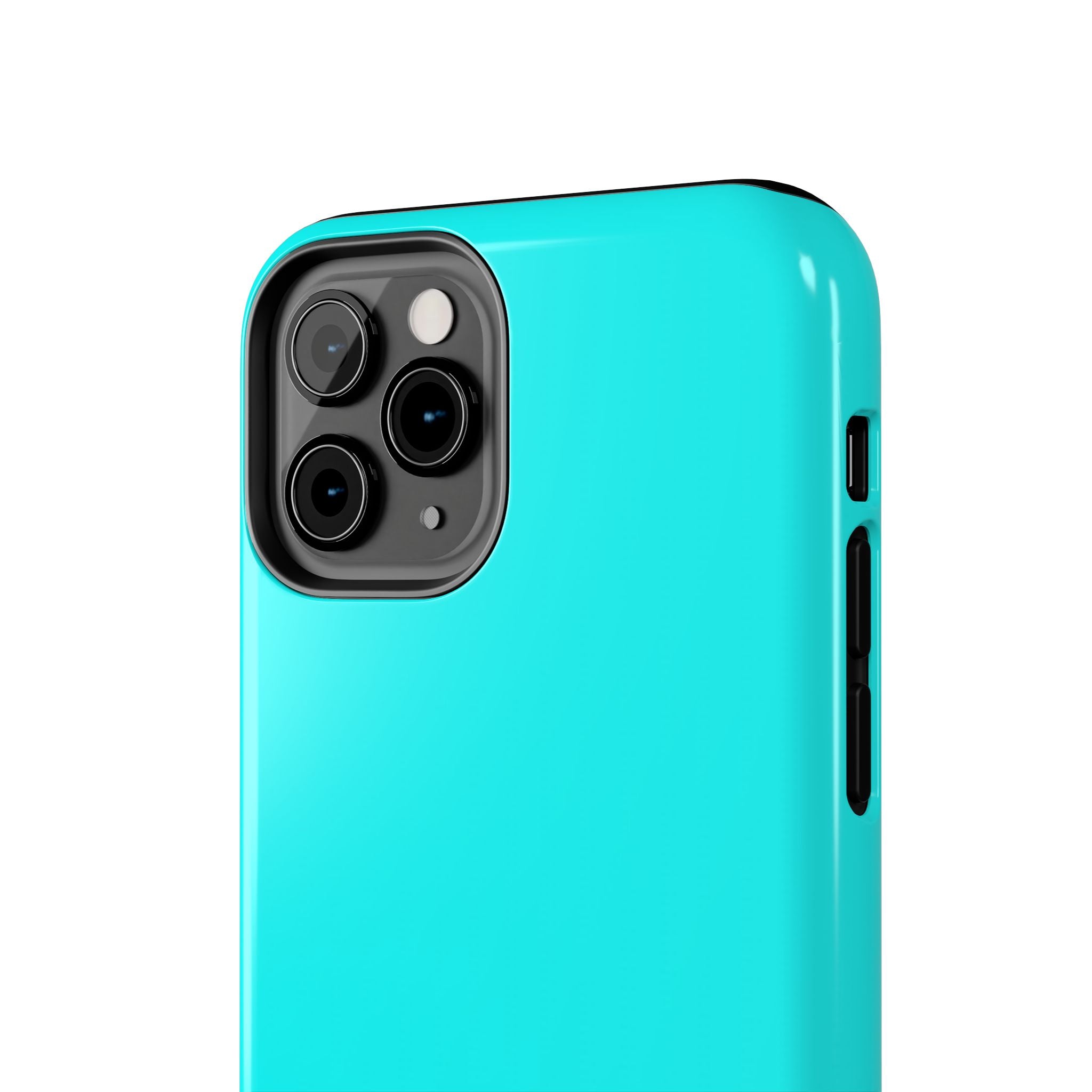 Cyan color phone case