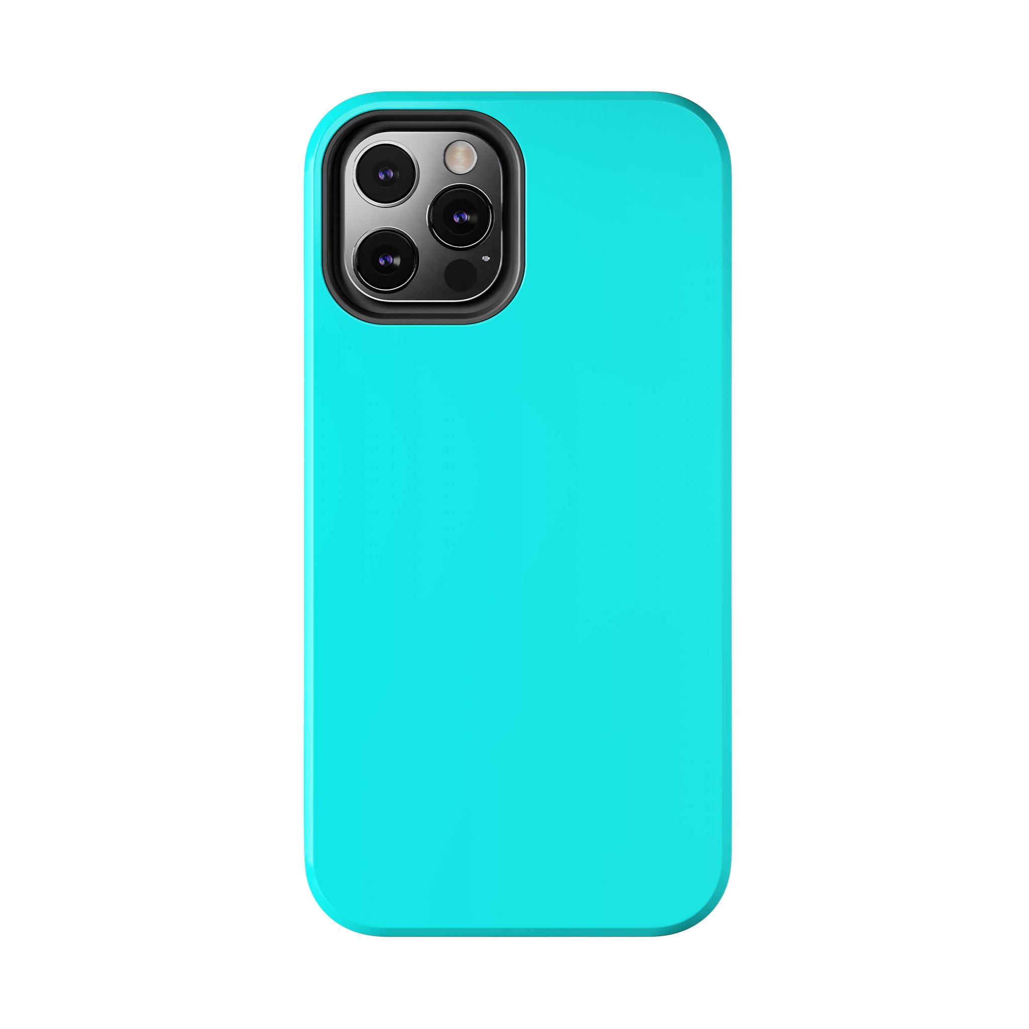 Cyan color phone case