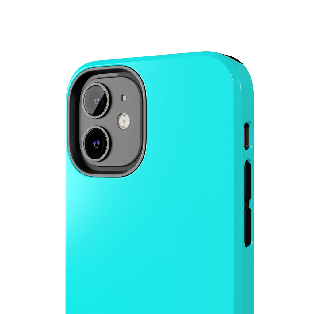 Cyan color phone case