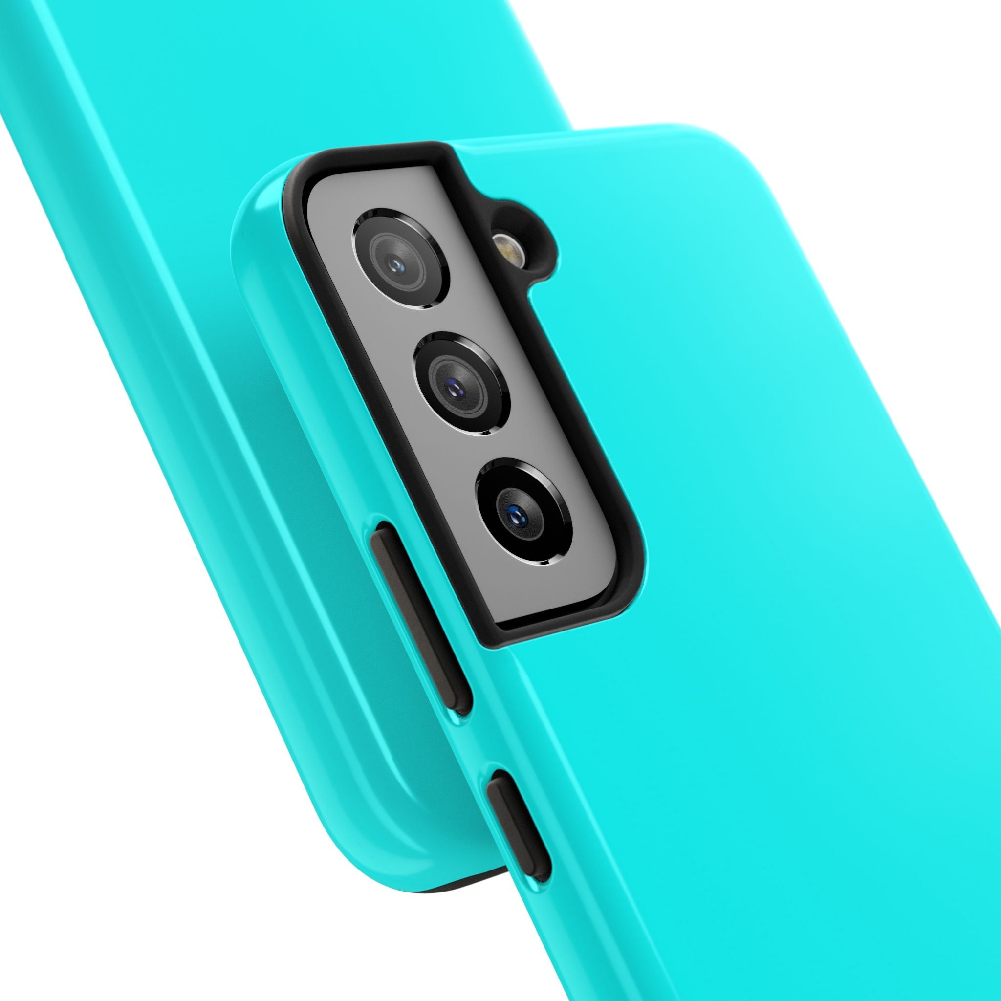 Cyan color phone case