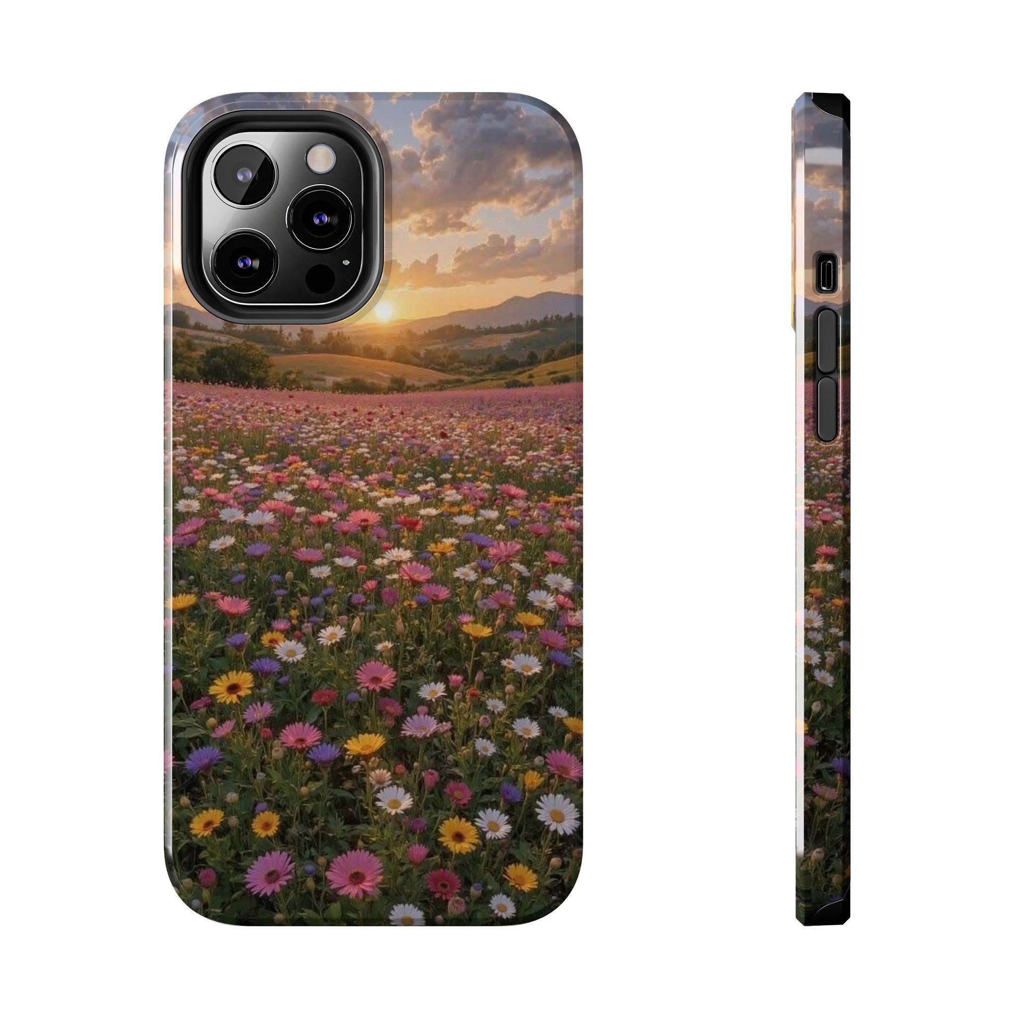 Flower themed phone case