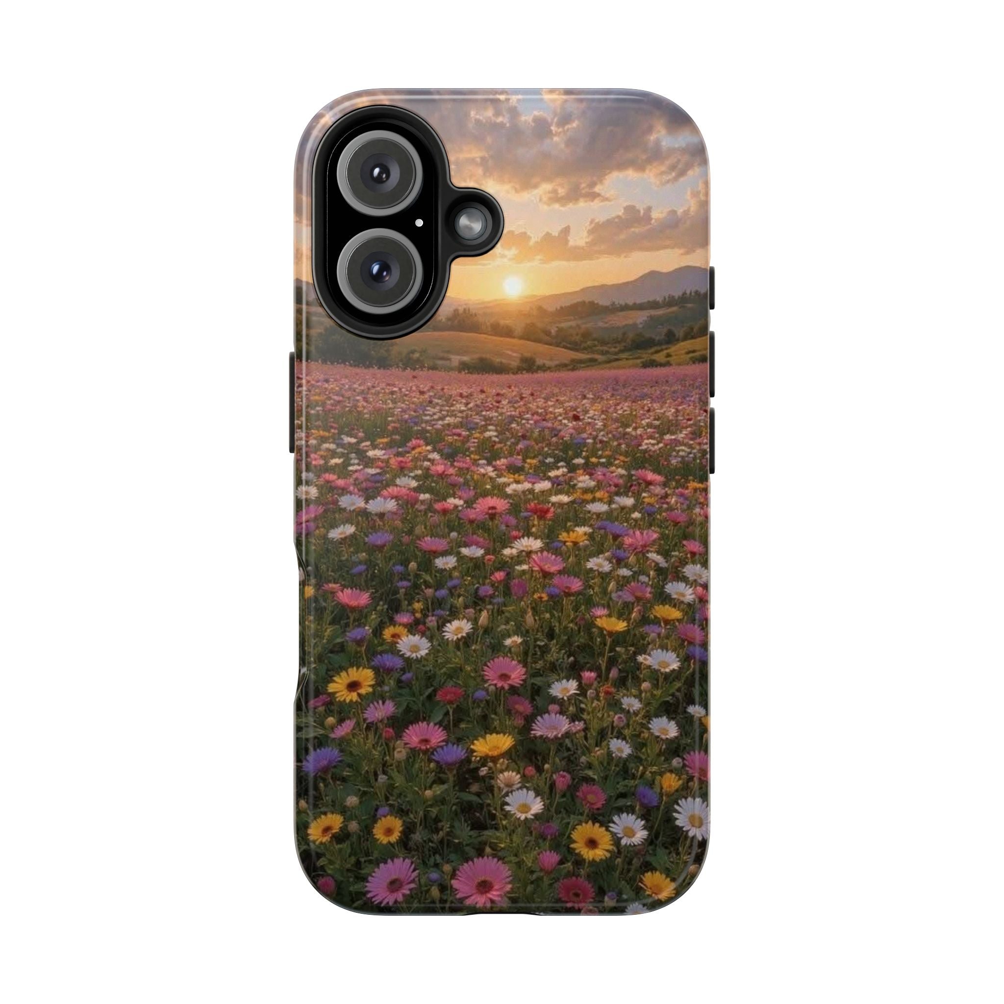 Flower themed phone case