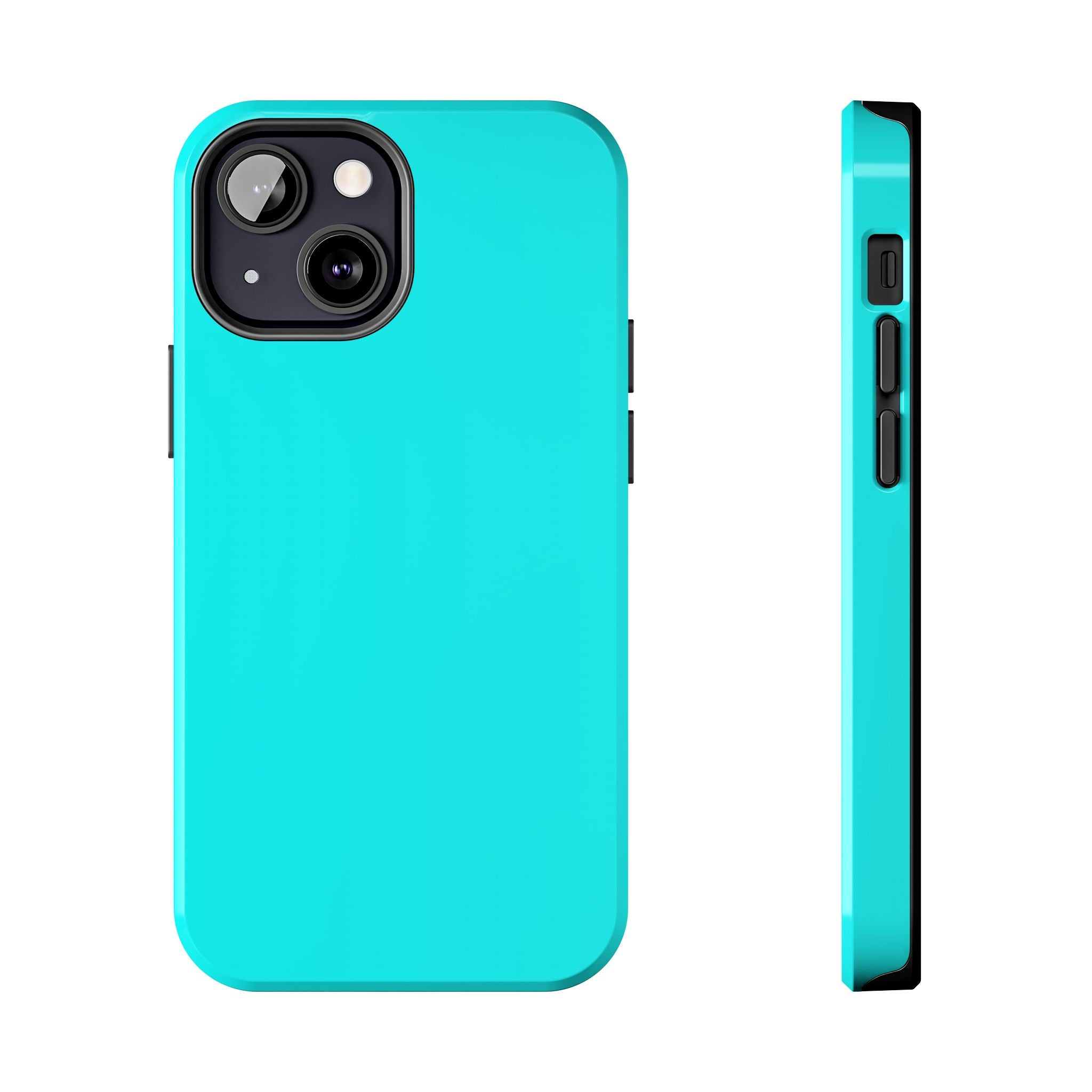 Cyan color phone case