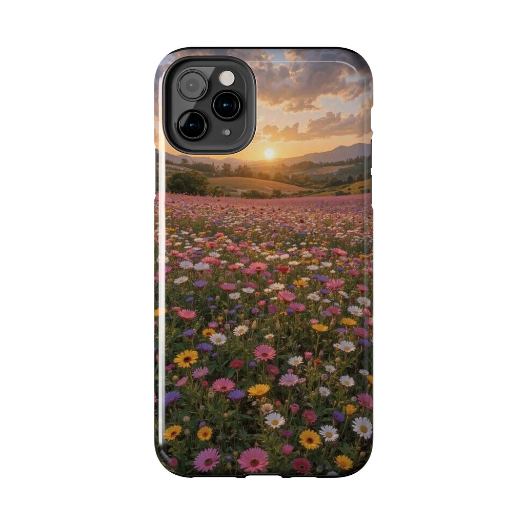 Flower themed phone case
