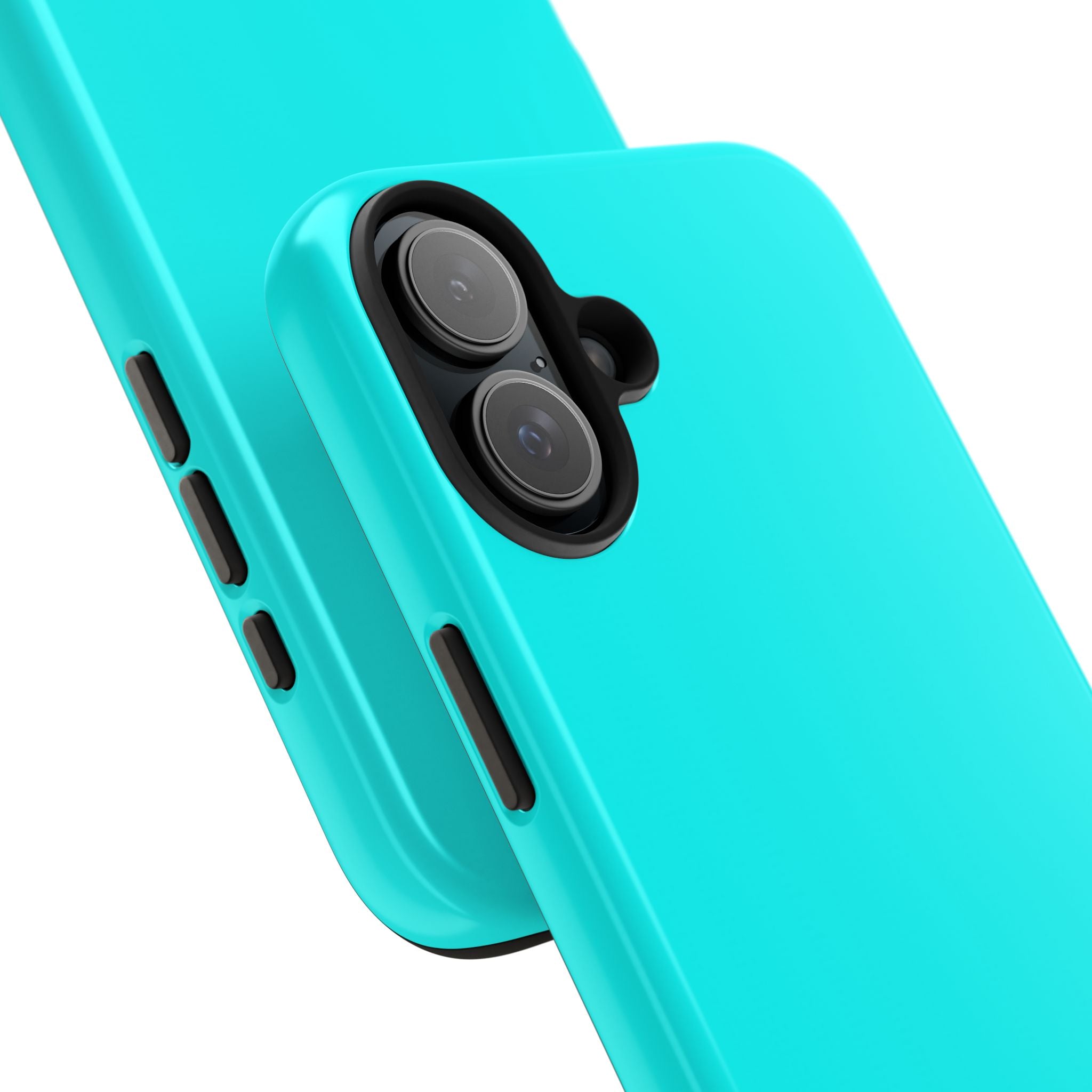 Cyan color phone case