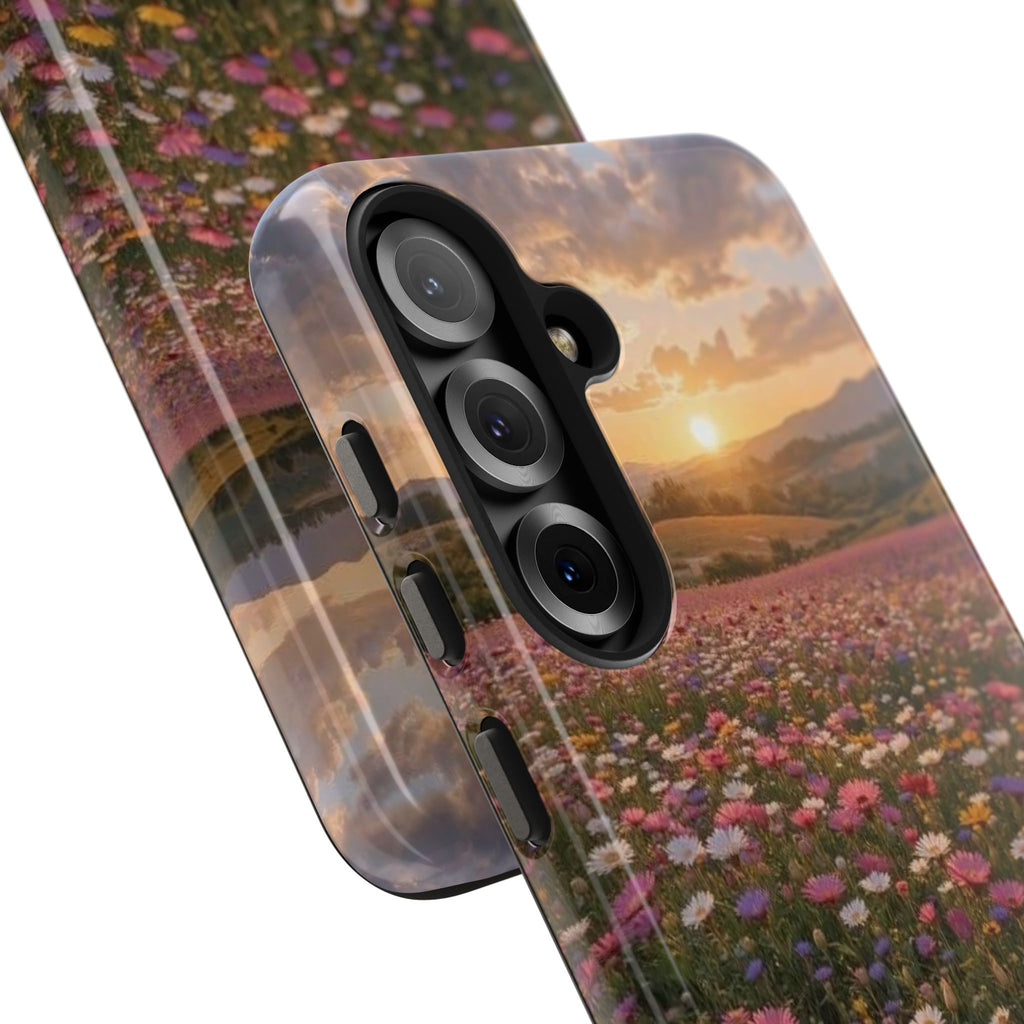 Flower themed phone case