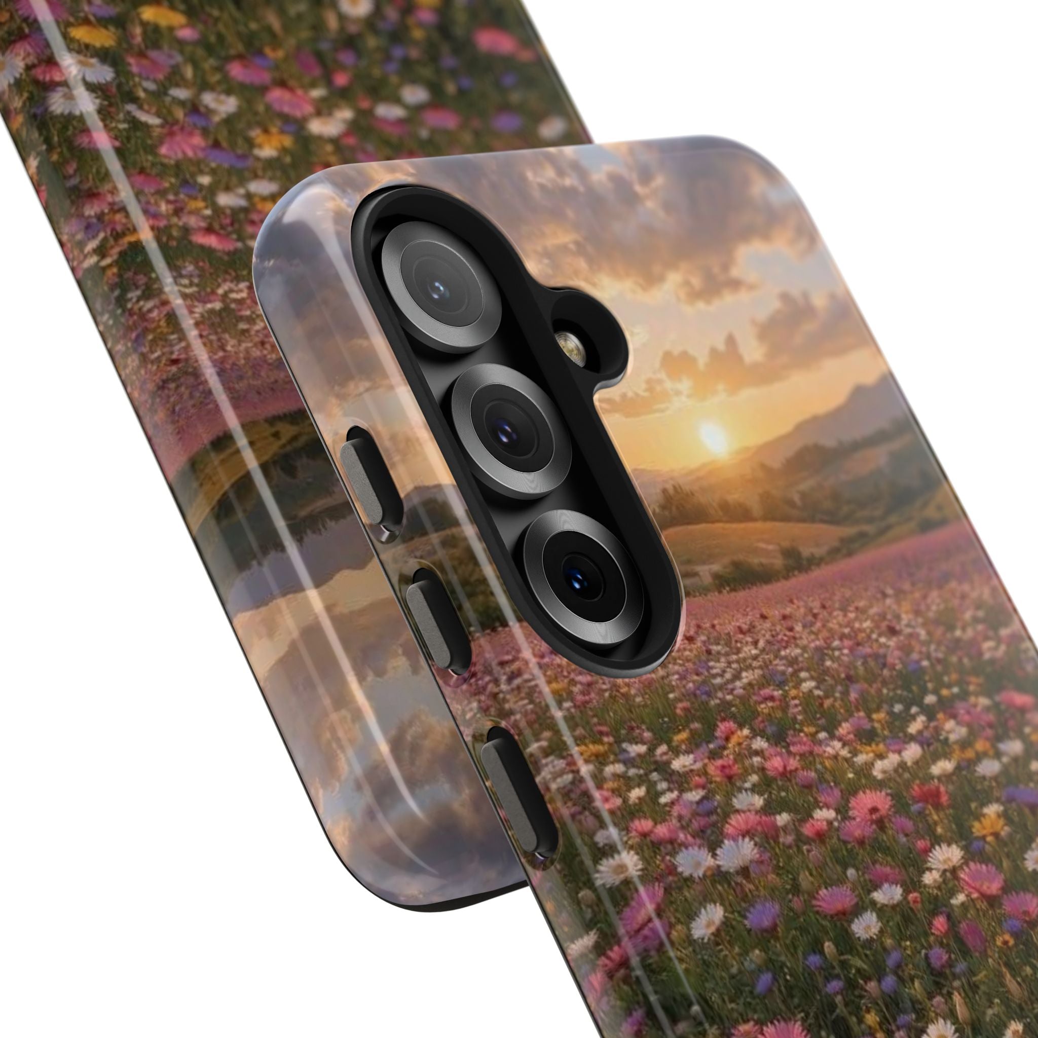 Flower themed phone case