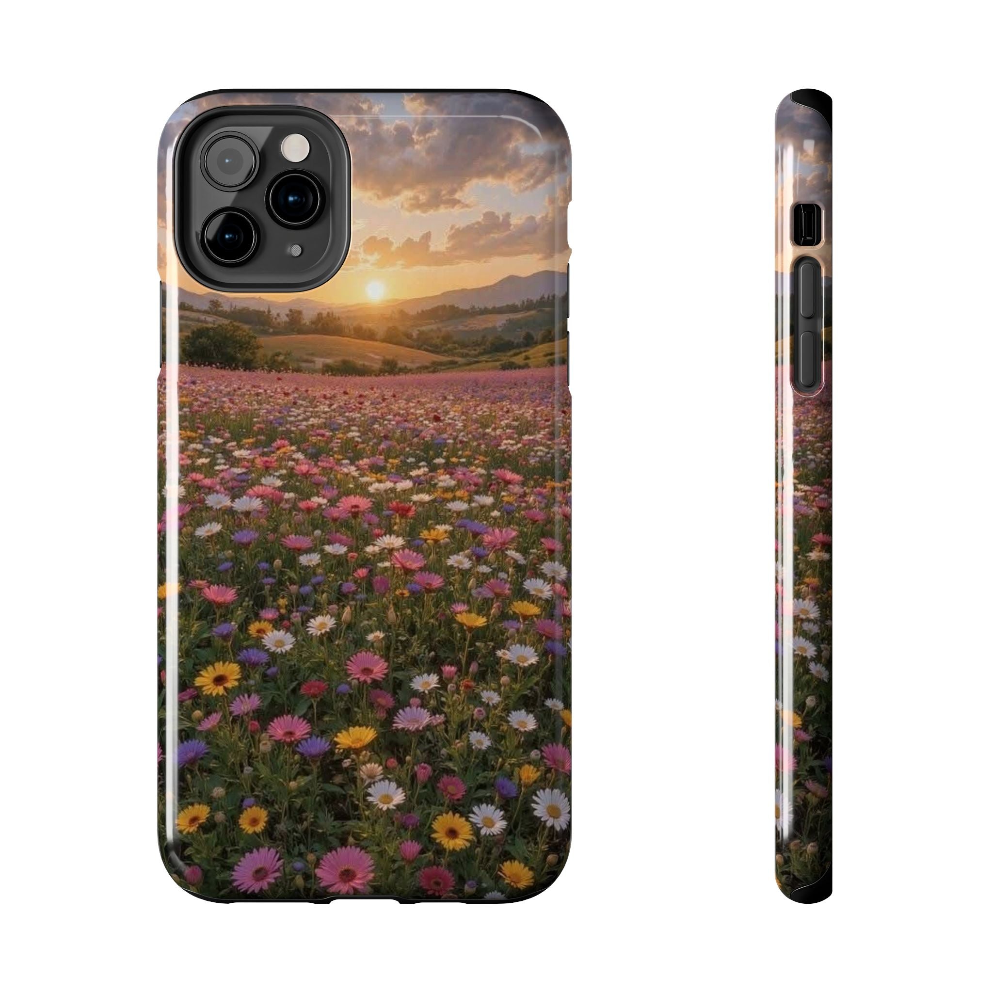 Flower themed phone case