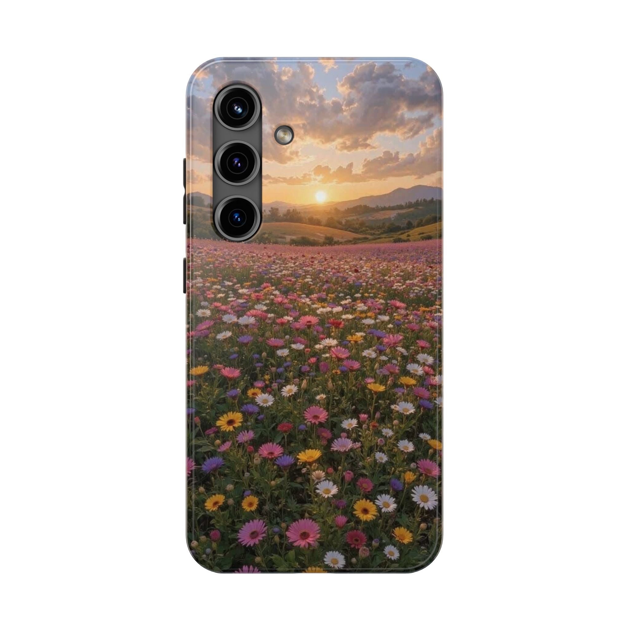 Flower themed phone case