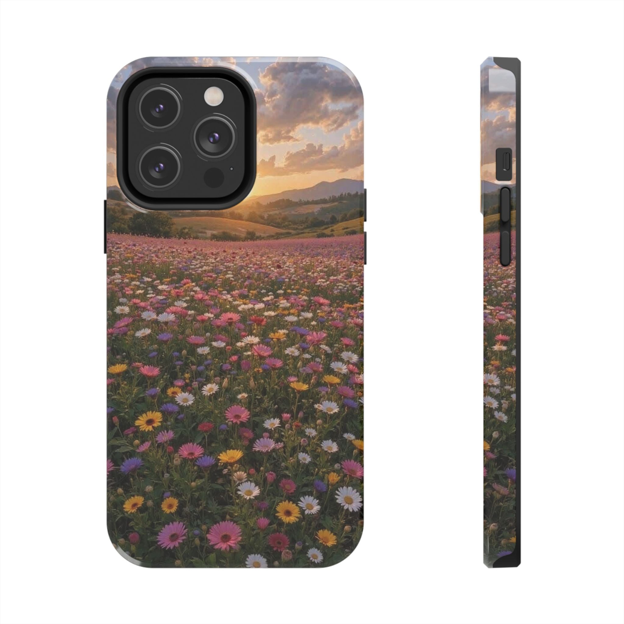 Flower themed phone case