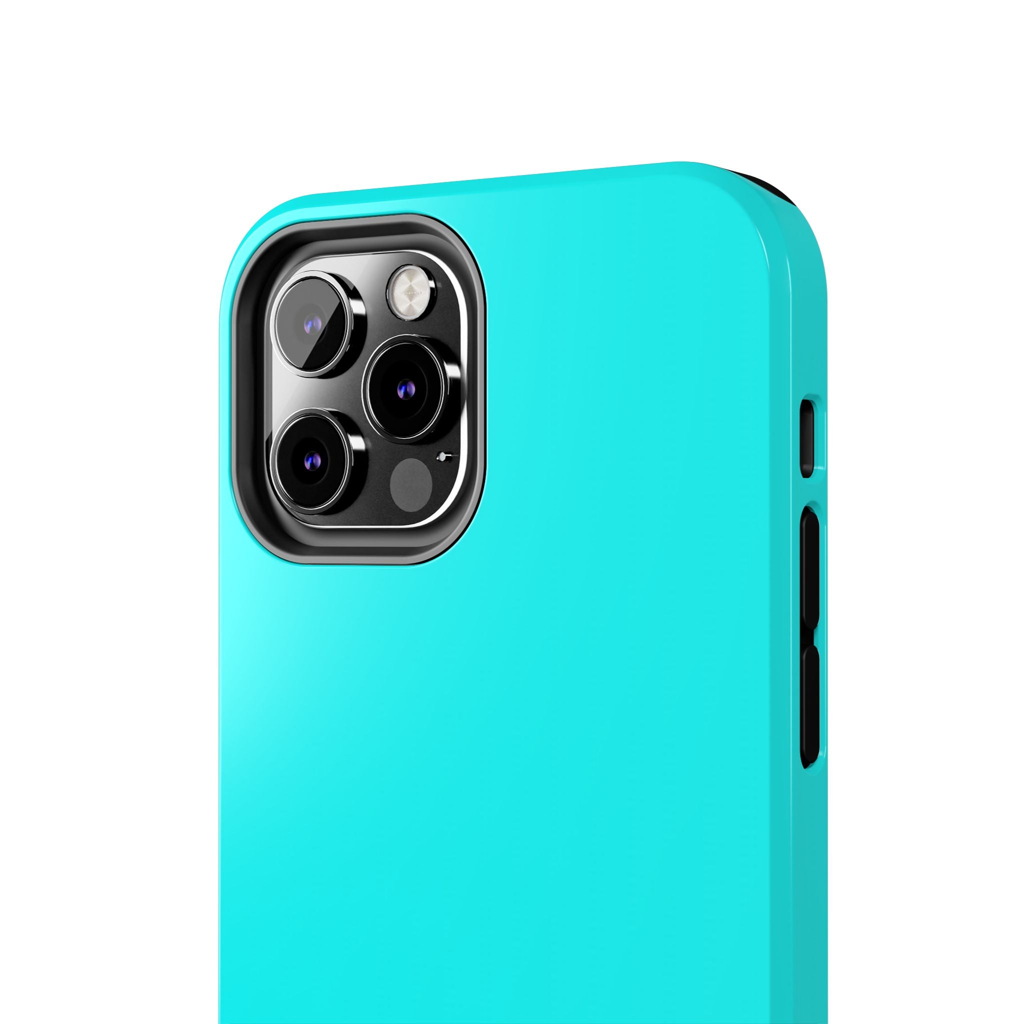 Cyan color phone case
