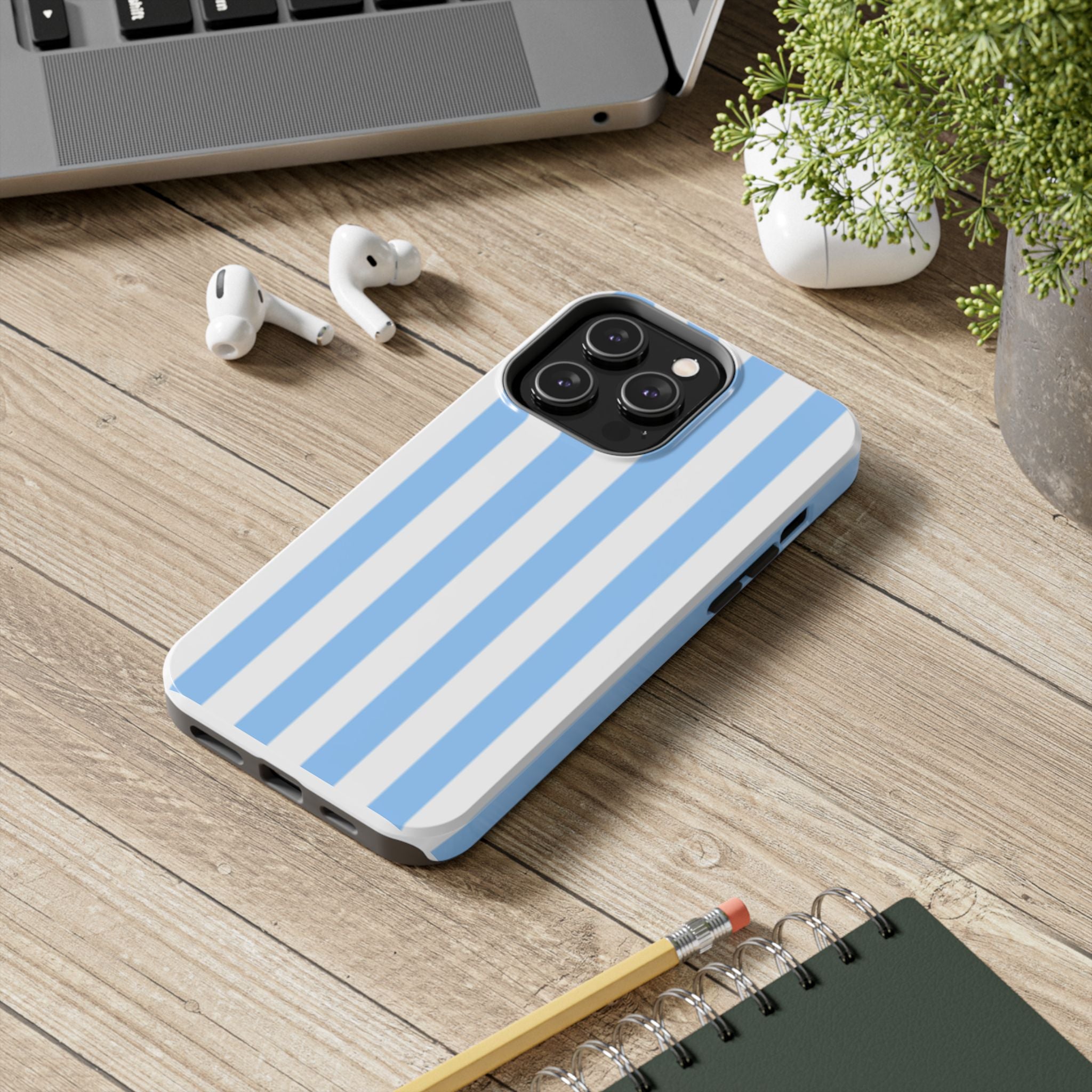 Summer Themed striped phone case