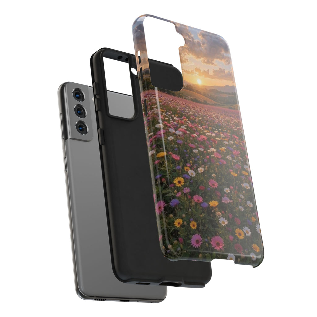 Flower themed phone case