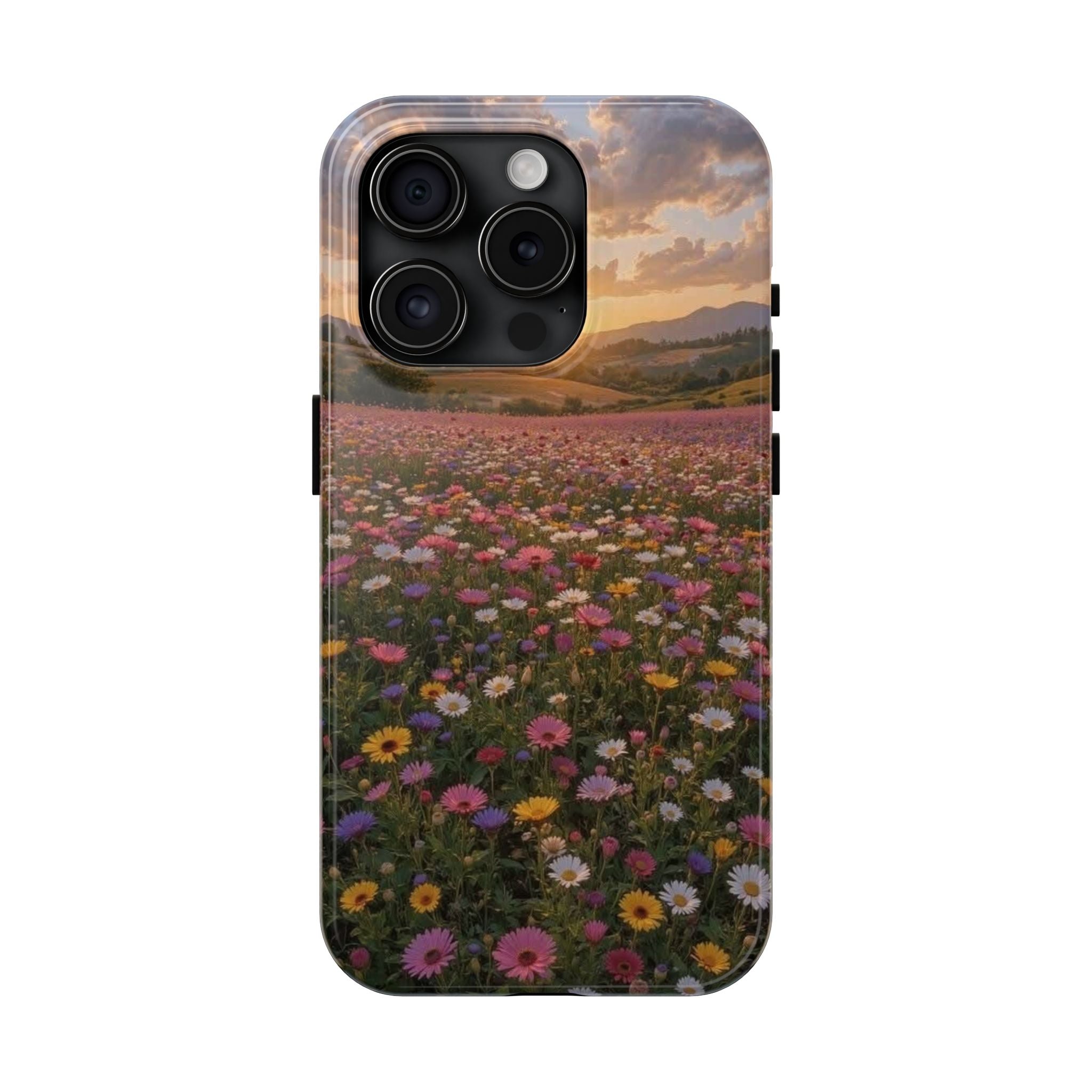 Flower themed phone case