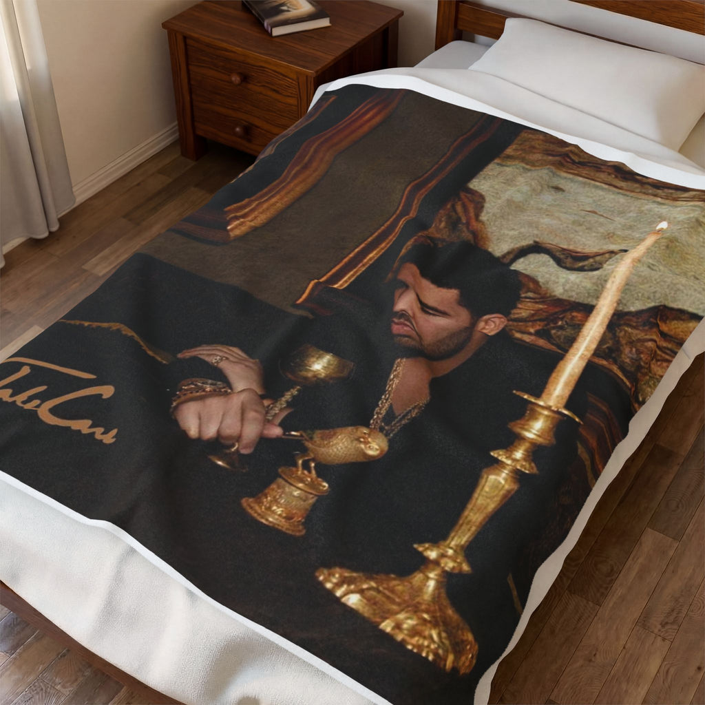 Drake album cover blanket