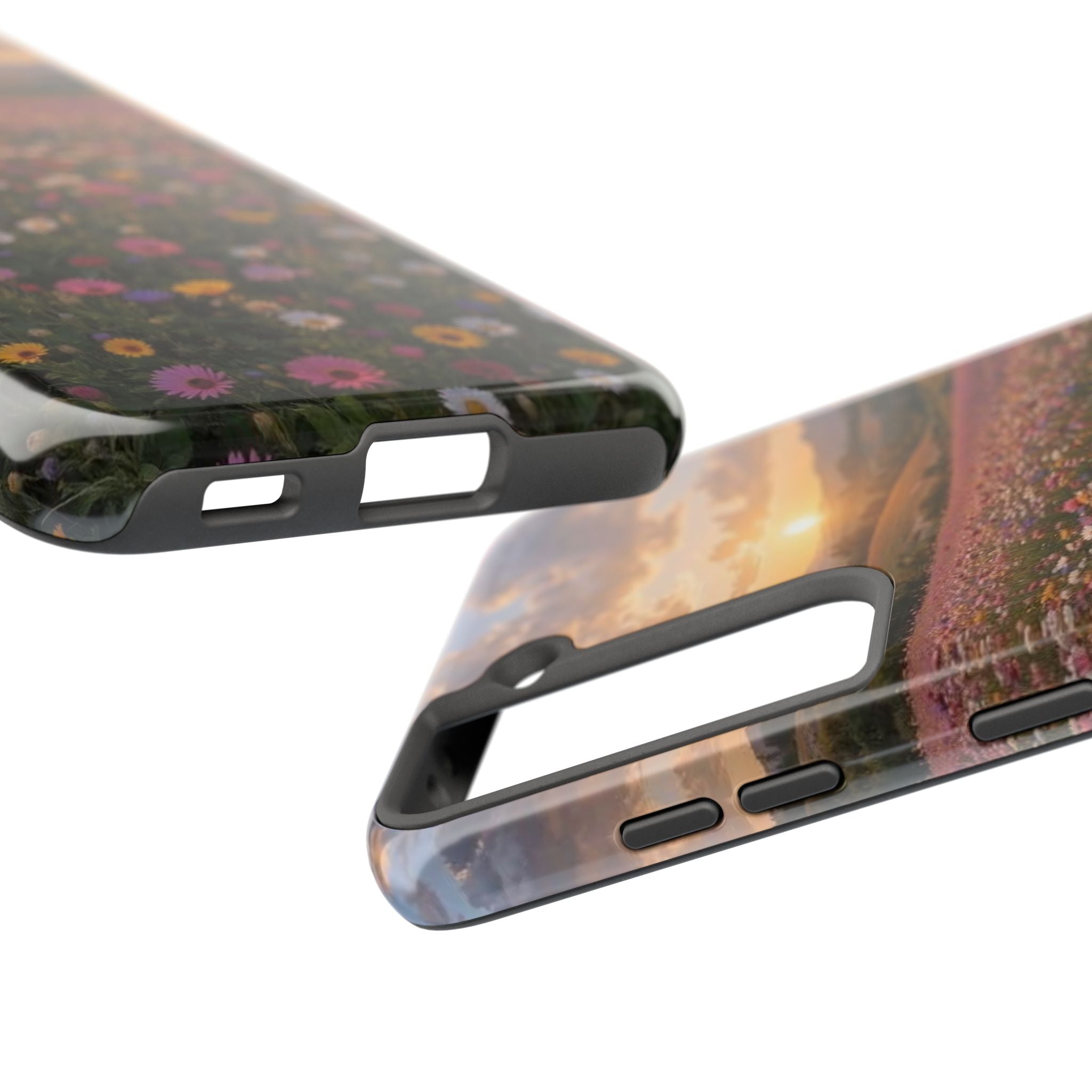 Flower themed phone case