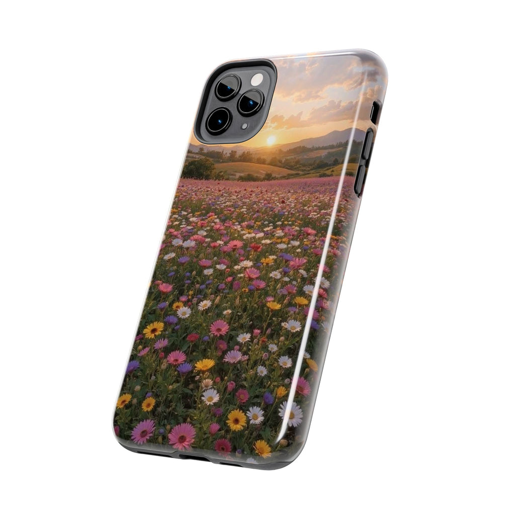 Flower themed phone case