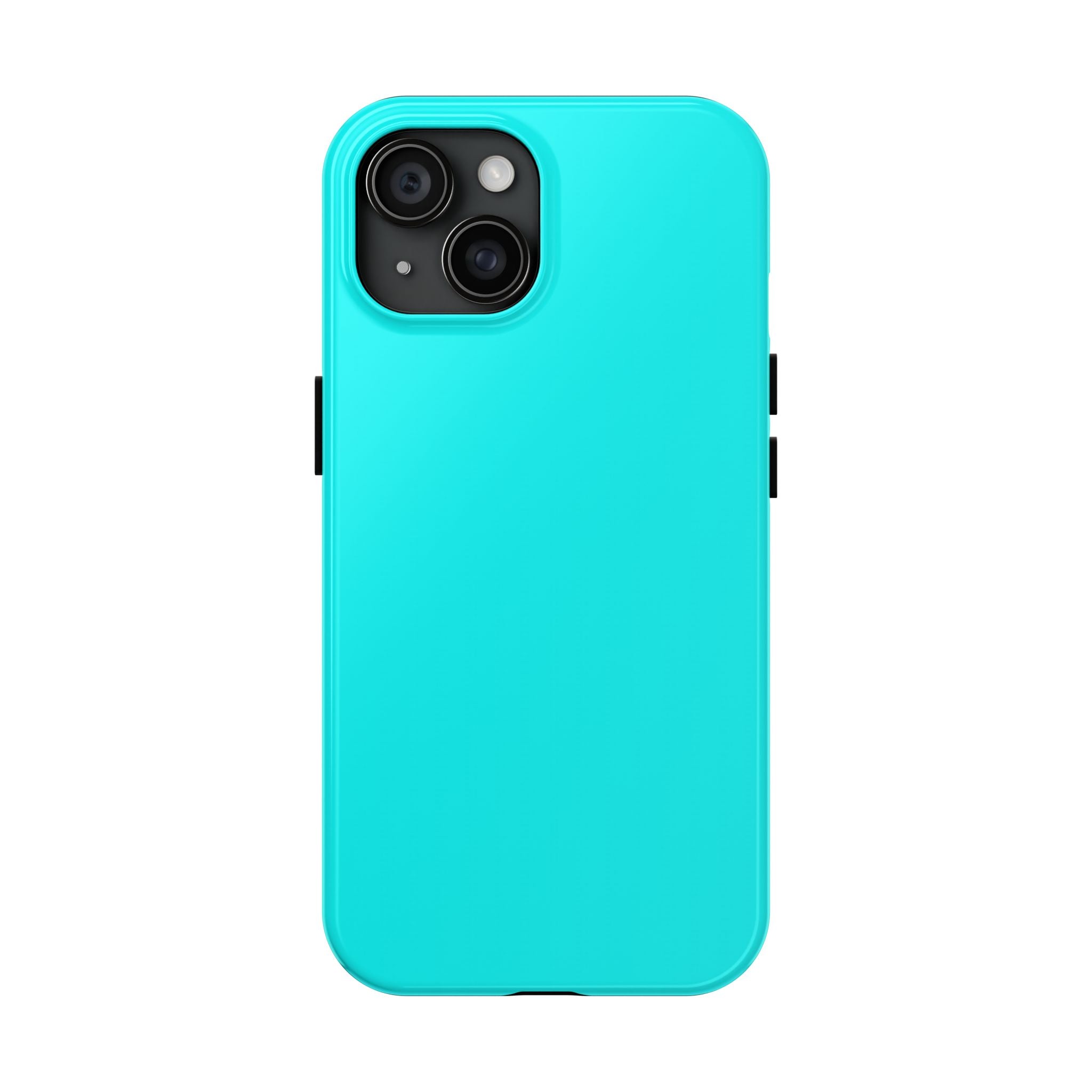 Cyan color phone case