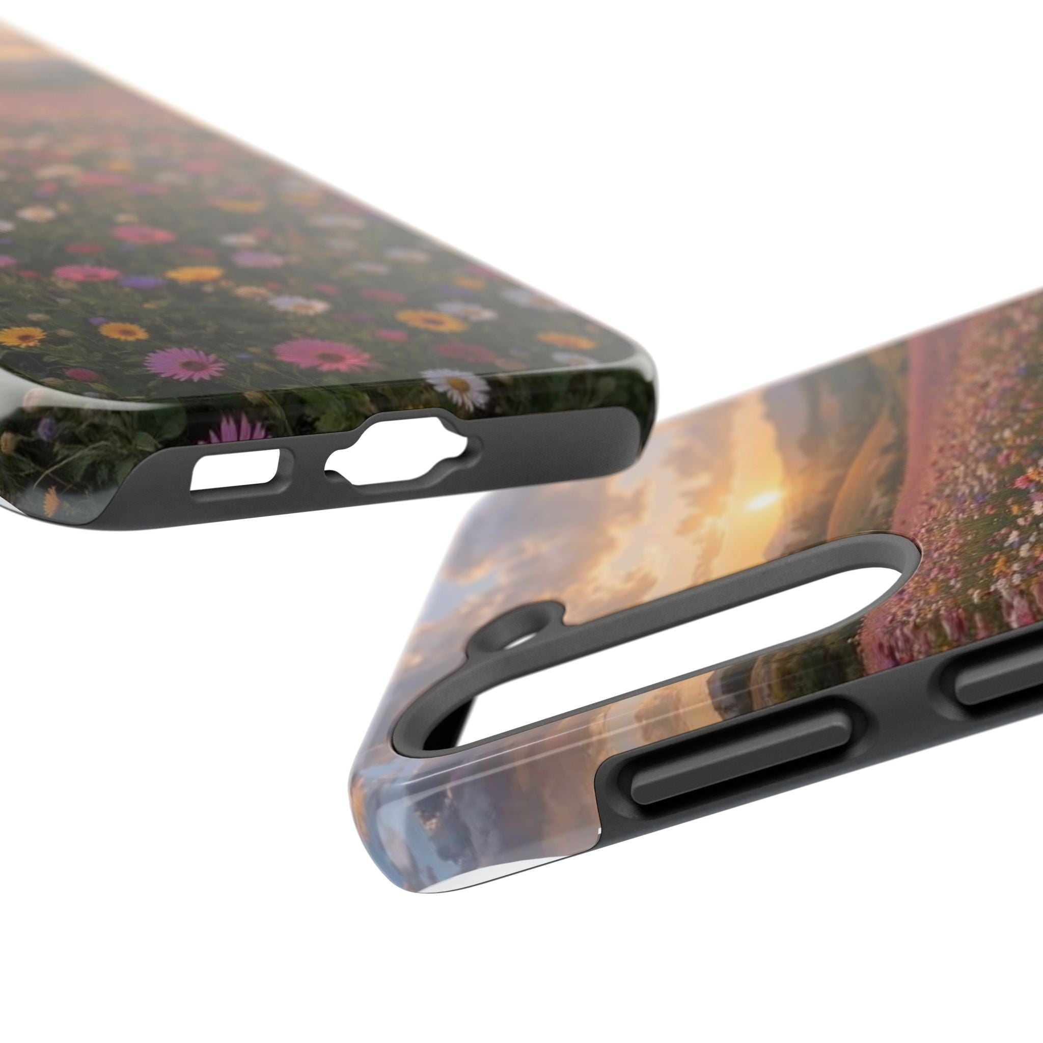 Flower themed phone case